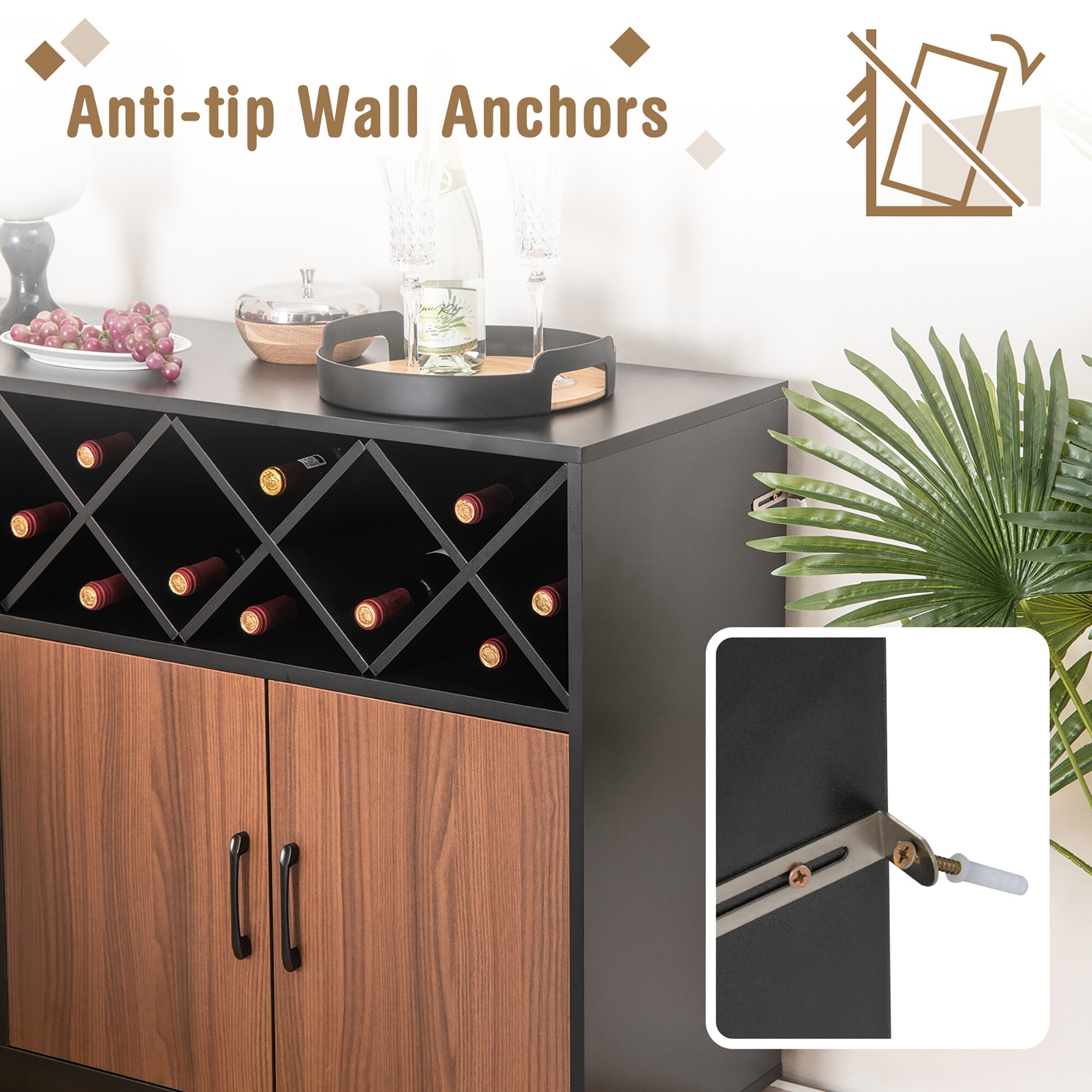 Goplus LWS00443 Wine-Racks - View #7