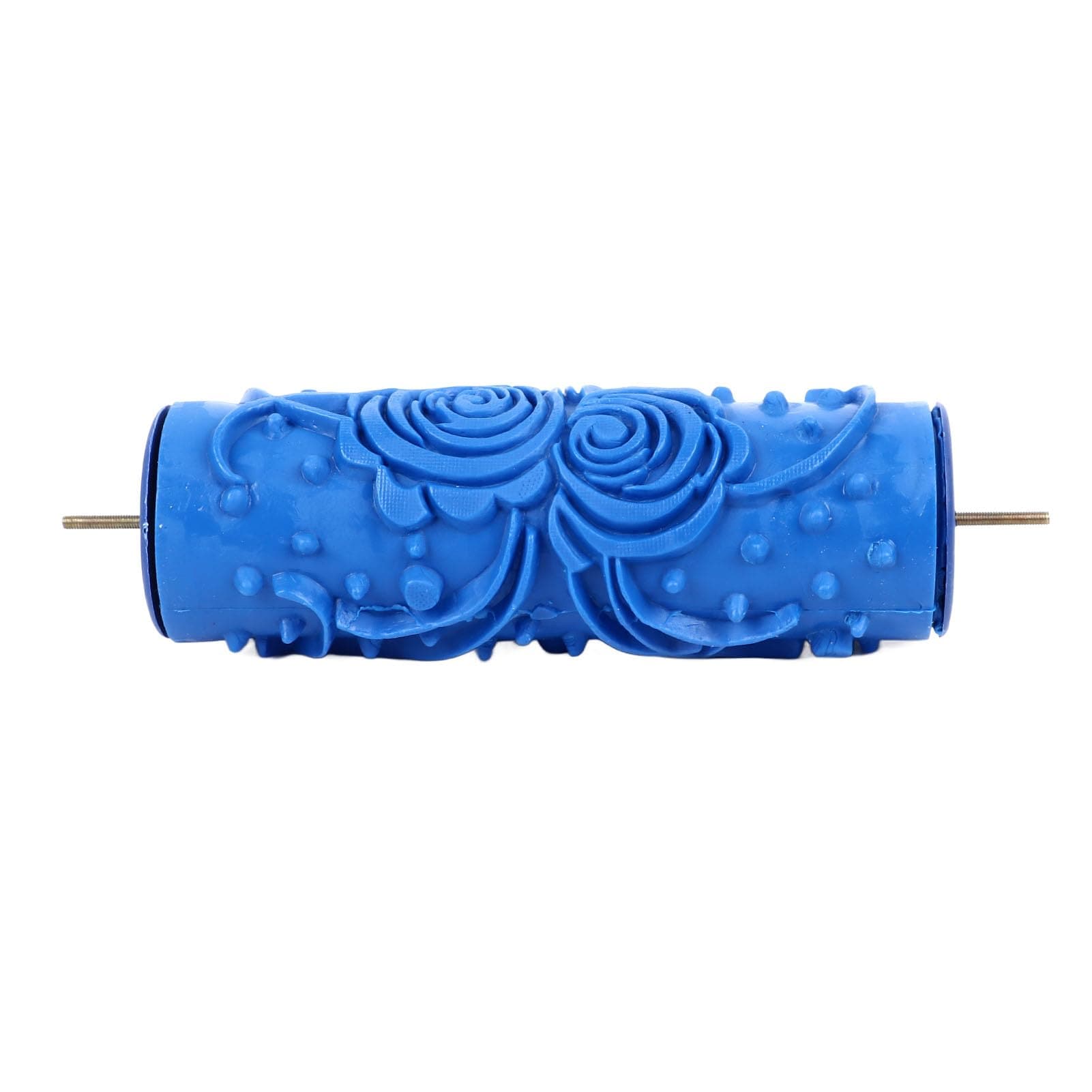 Phewnyzo  5 inch DIY patterned paint roller soft rubber decorative art texture roller reusable stencil tool for walls chairs wooden furniture