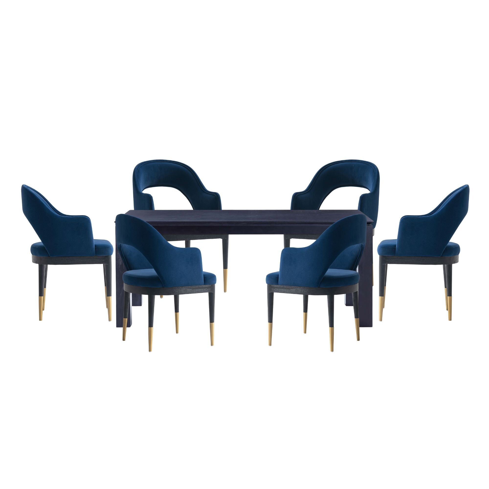 Manhattan Comfort 6-DT02DC089AR-BKBL Dining-Sets - View #2