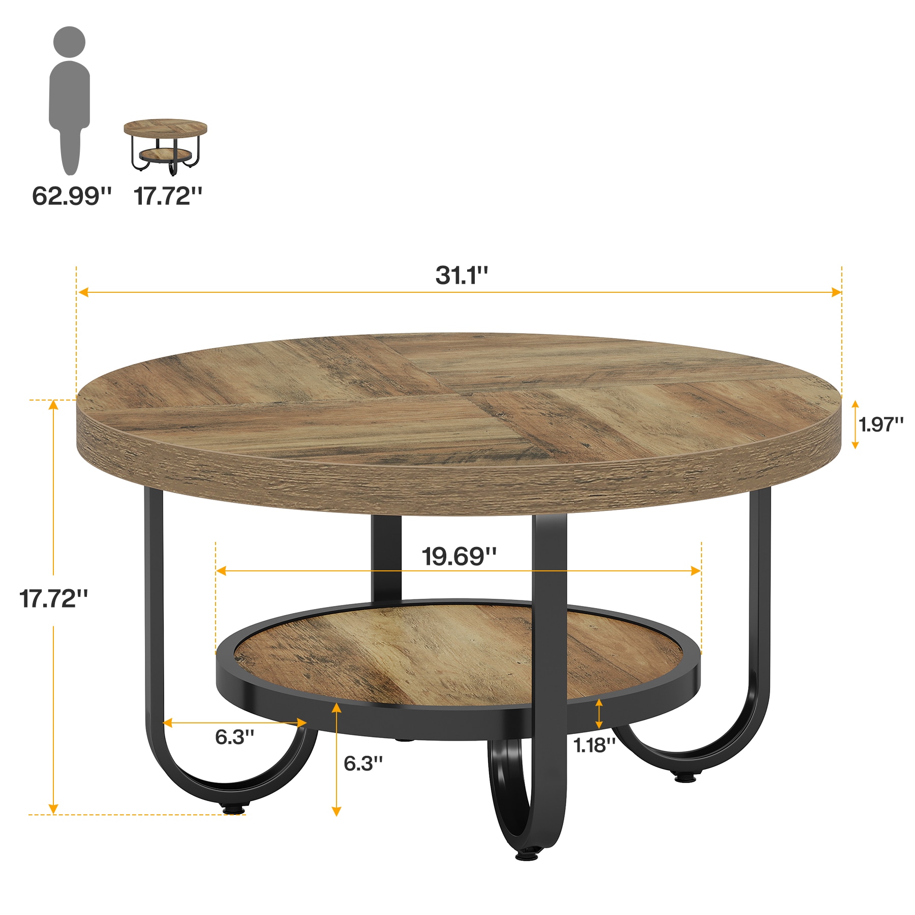 Fnova LWTJ-ZF0009 End-Tables - View #8