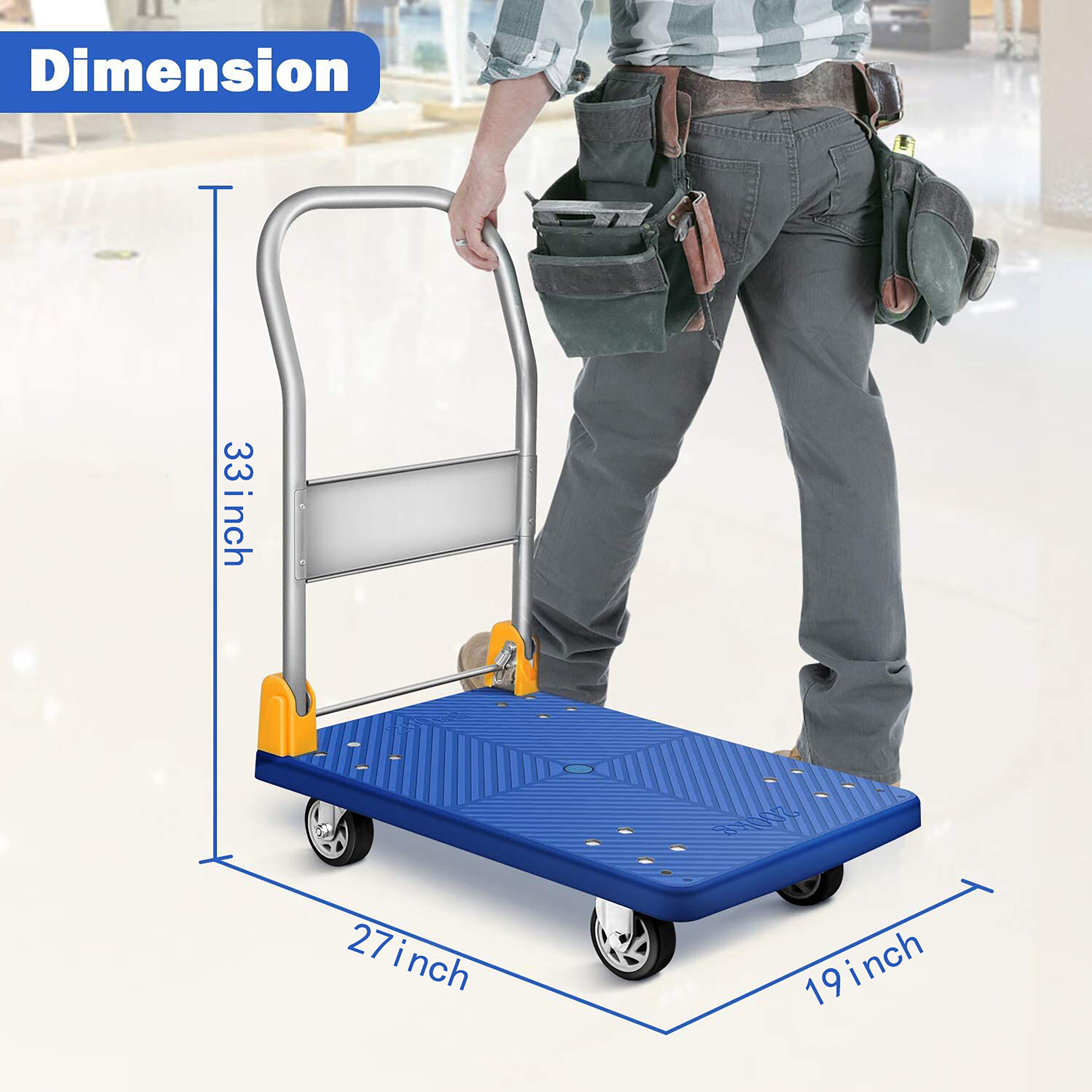 Kahomvis DHS-QPW1-7864 Hand-Truck-Dollies - View #6