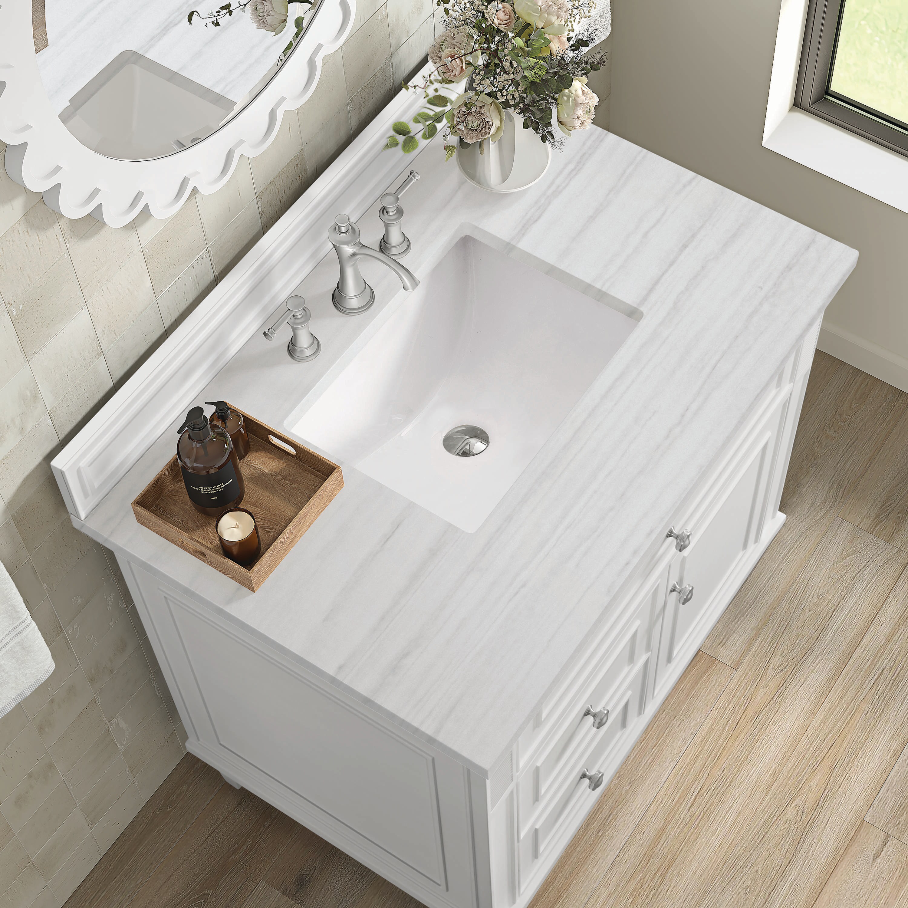 James Martin Vanities 424-V36-BW-3AF Bath-Vanity-Combo - View #5