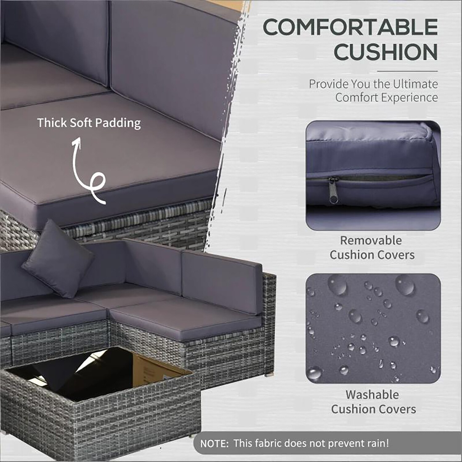 GZMR GZ-8473-26Q112 Patio-Conversation-Sets - View #6