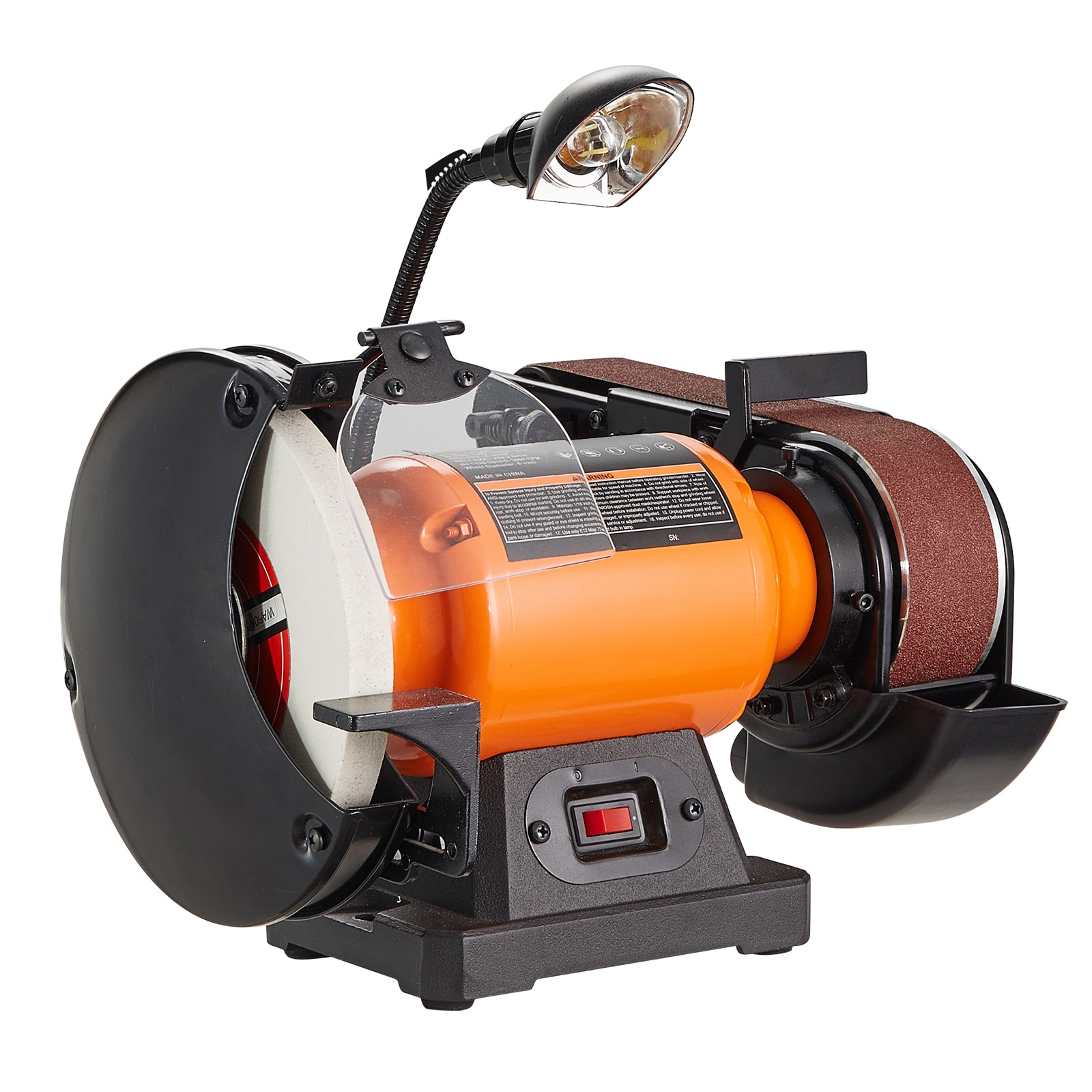 VEVOR 120 Volt 2.5 Amp Brushless Corded Variable Belt Sander with Dust Management Bare Tool in the Power Sanders department at Lowes