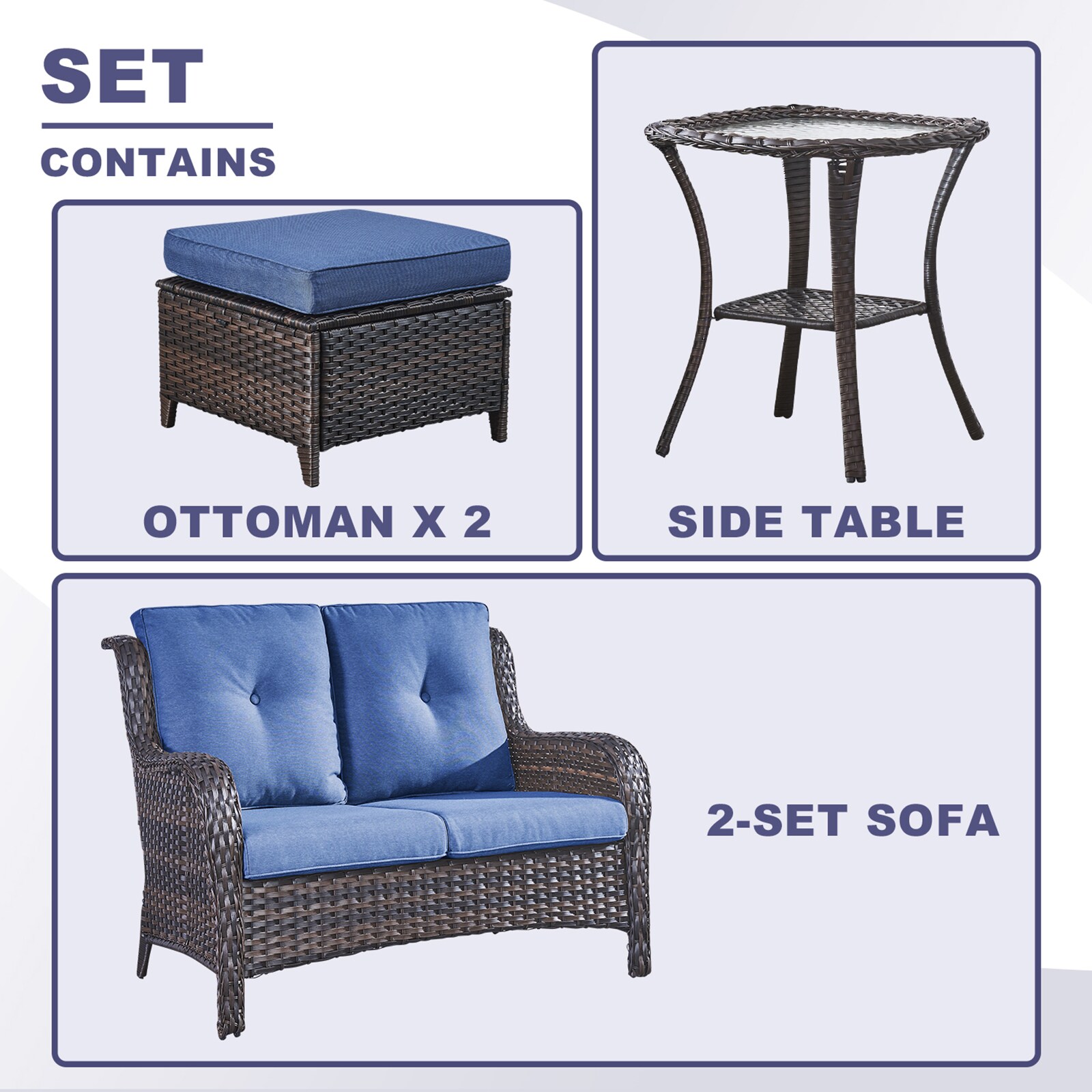 Rilyson FS038014025X2-1 Patio-Conversation-Sets - View #7
