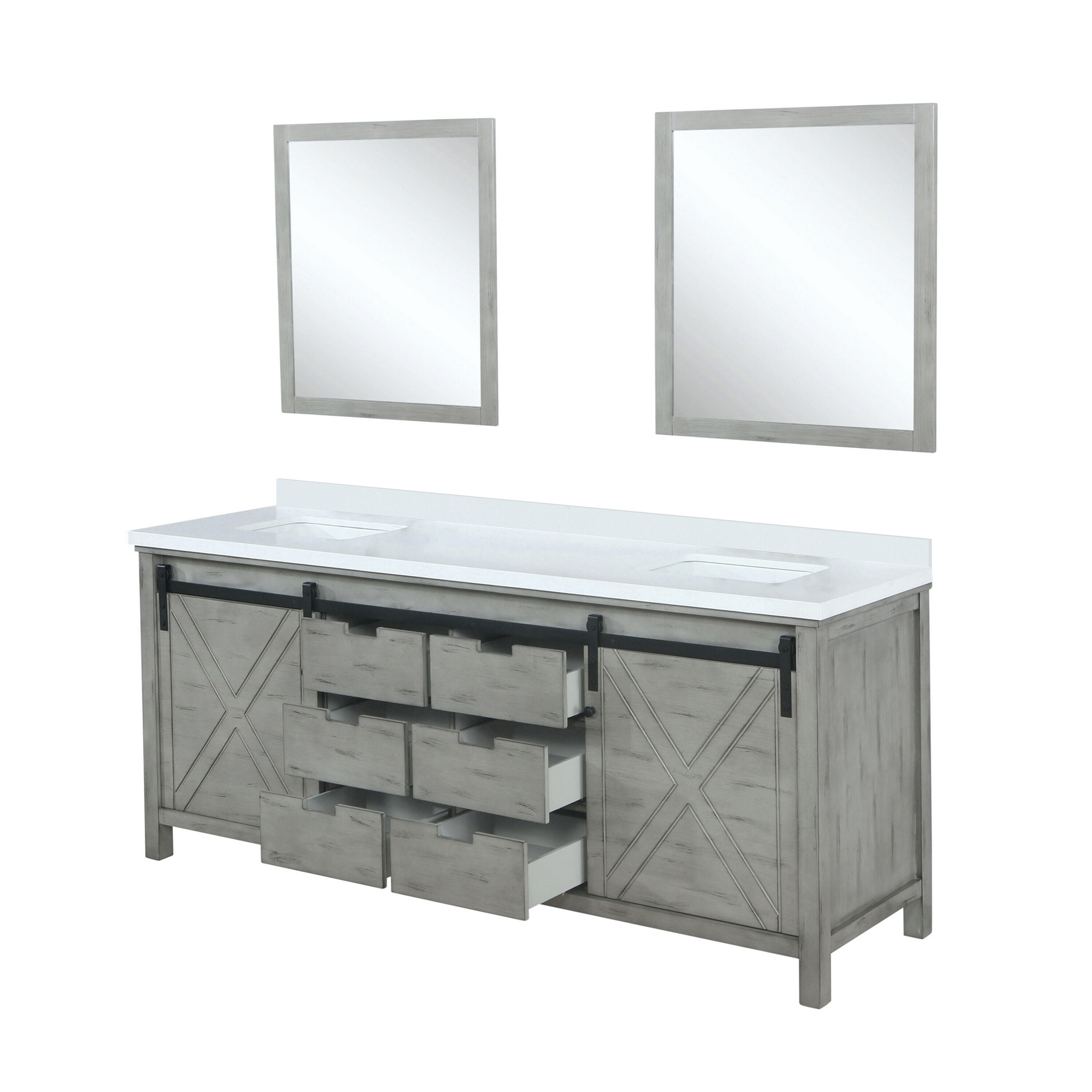 Lexora LVM84DH310 Bath-Vanity-Combo - View #4