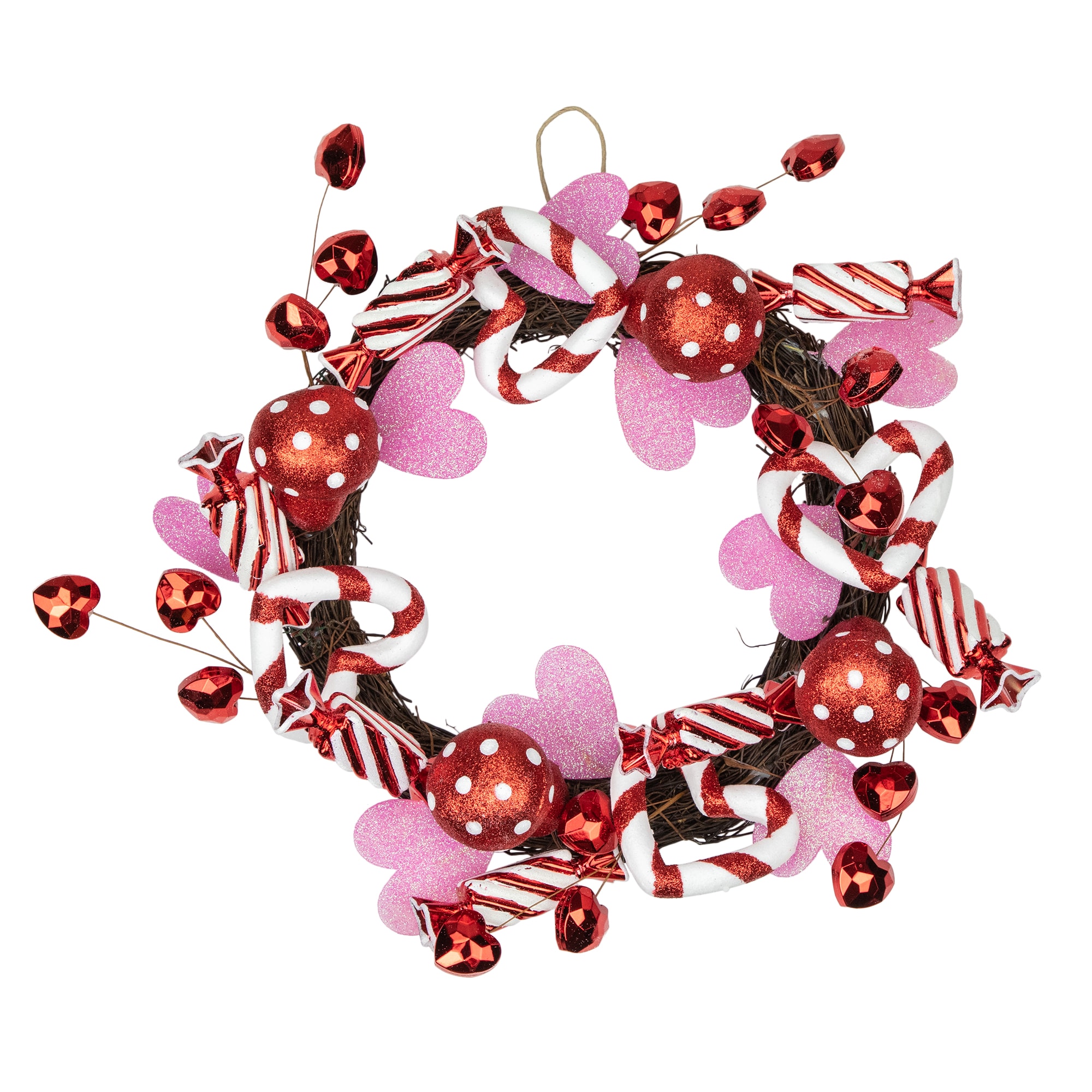 Northlight 35118012 16-in H Valentine's Day Hanging decoration Wreath