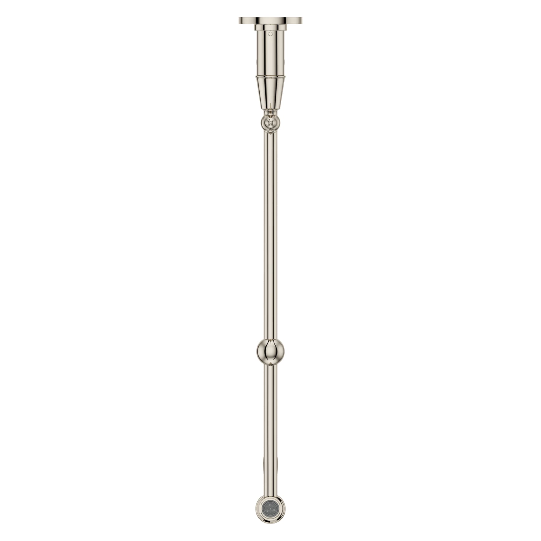 Port Haven Polished Nickel Wall-Mounted Pot Filler Faucet