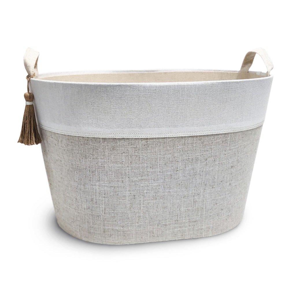 StorageWorks Seagrass Storage Baskets, Hand-Woven Open-Front Bins with, Pack
