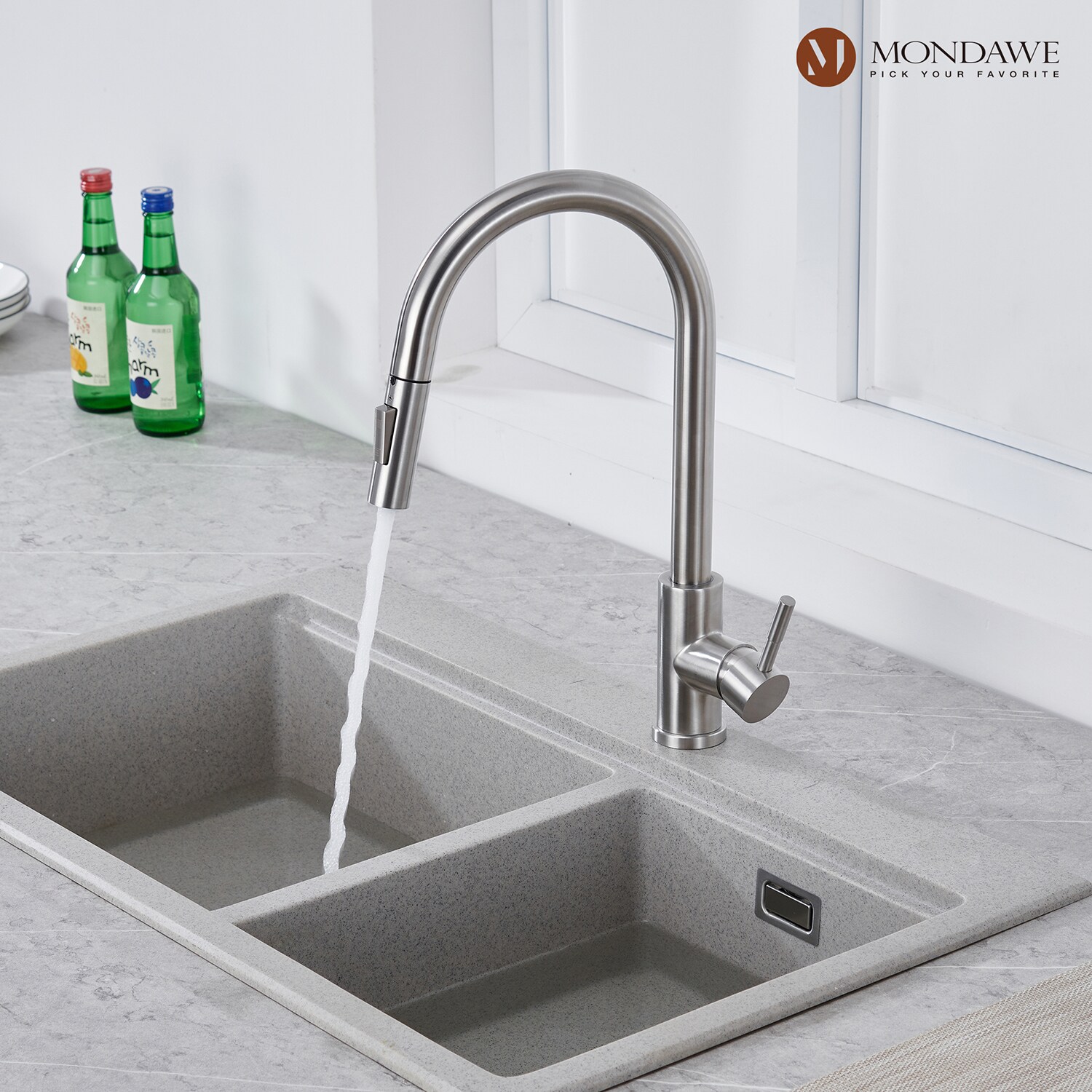 Mondawe MD-D94-BN Kitchen-Faucets - View #3
