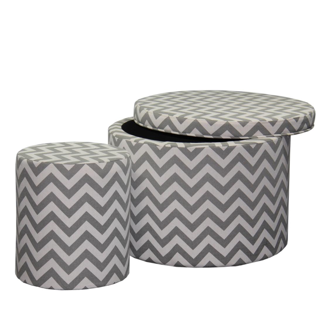 HomeRoots 4000469403 Indoor-Ottomans - View #3