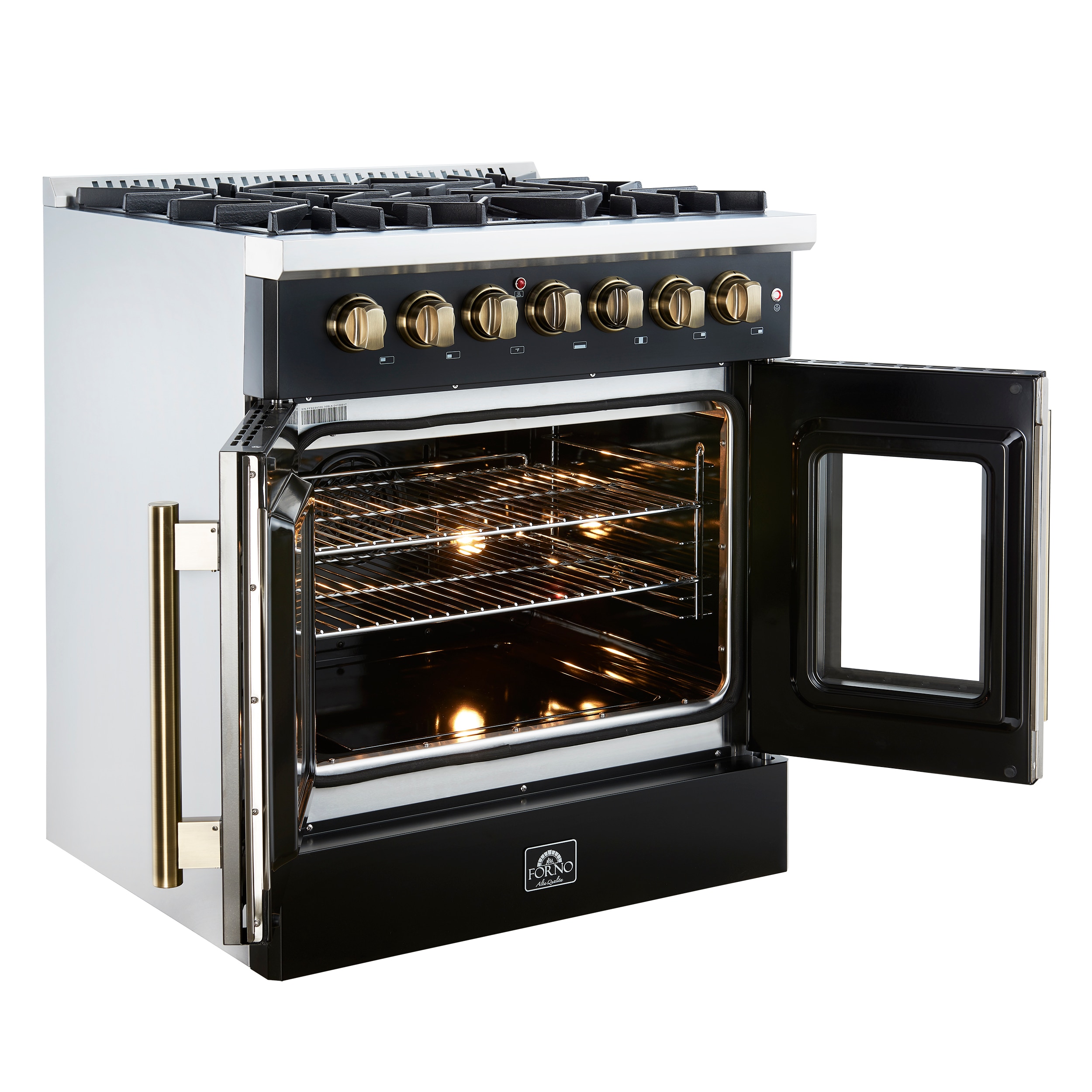 FORNO FFSGS6356-30BLK Dual-Fuel-Ranges - View #5
