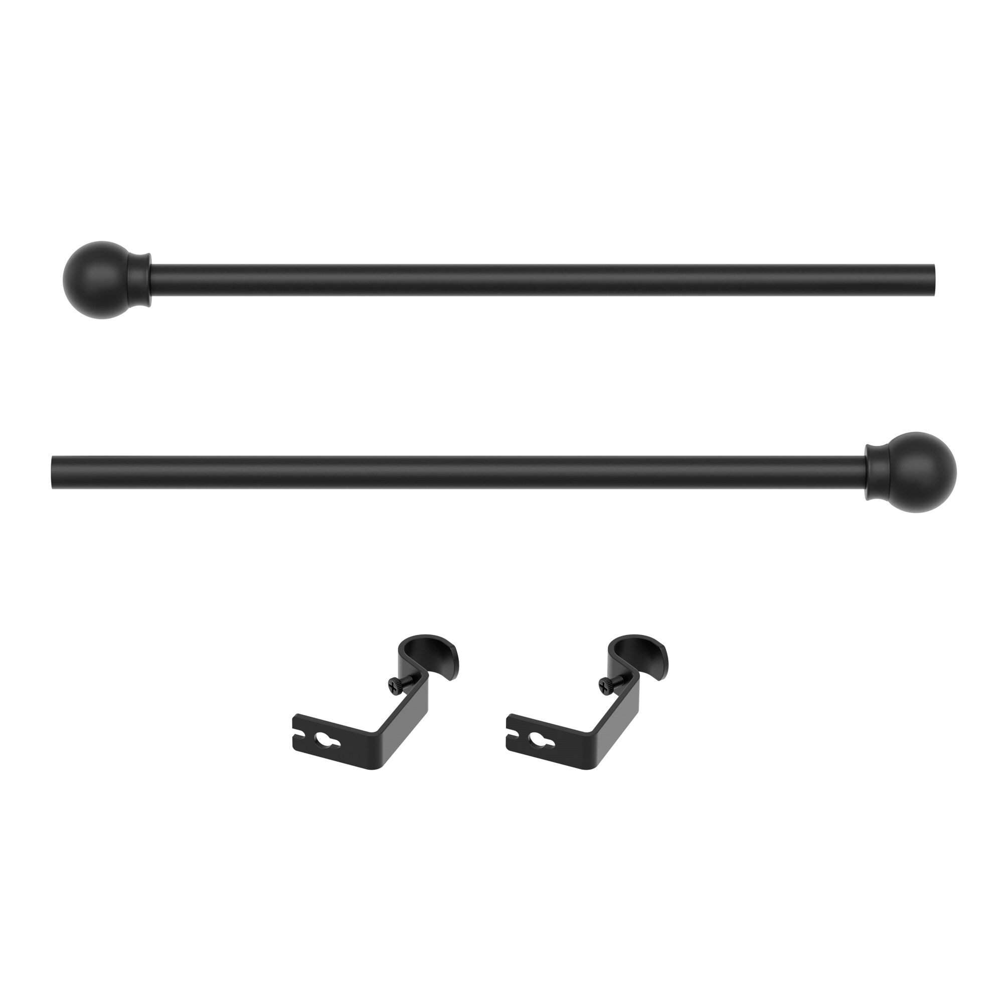 Style Selections FSI 1436E MBLK Curtain-Rods - View #9