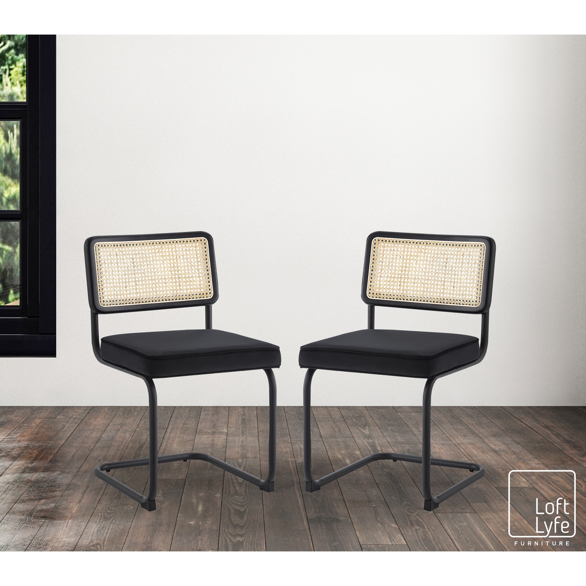 Loft Lyfe DC465-02BK-LS Dining-Chairs - View #7