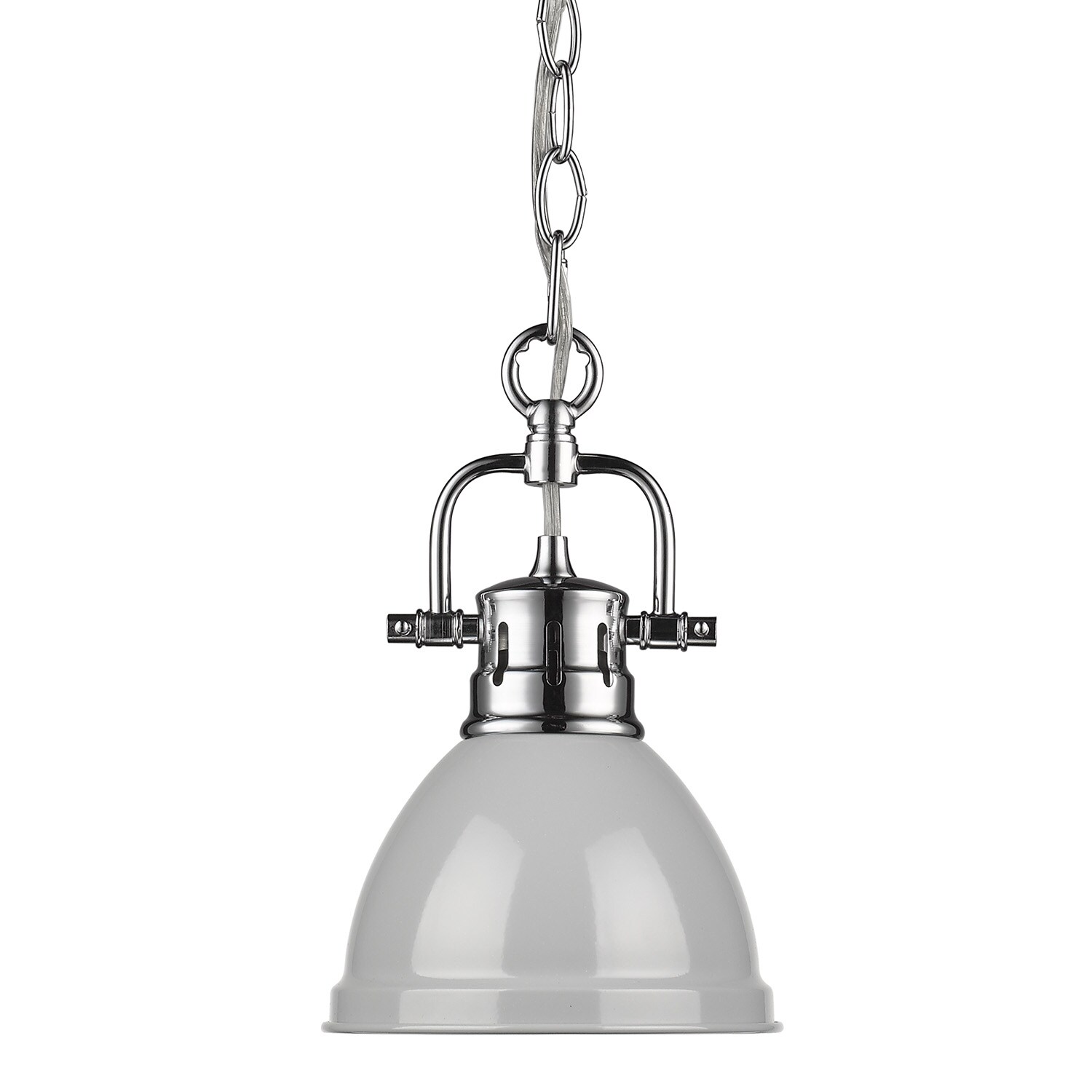 Golden Lighting 3602-M1L CH-GY Pendant-Lights - View #2