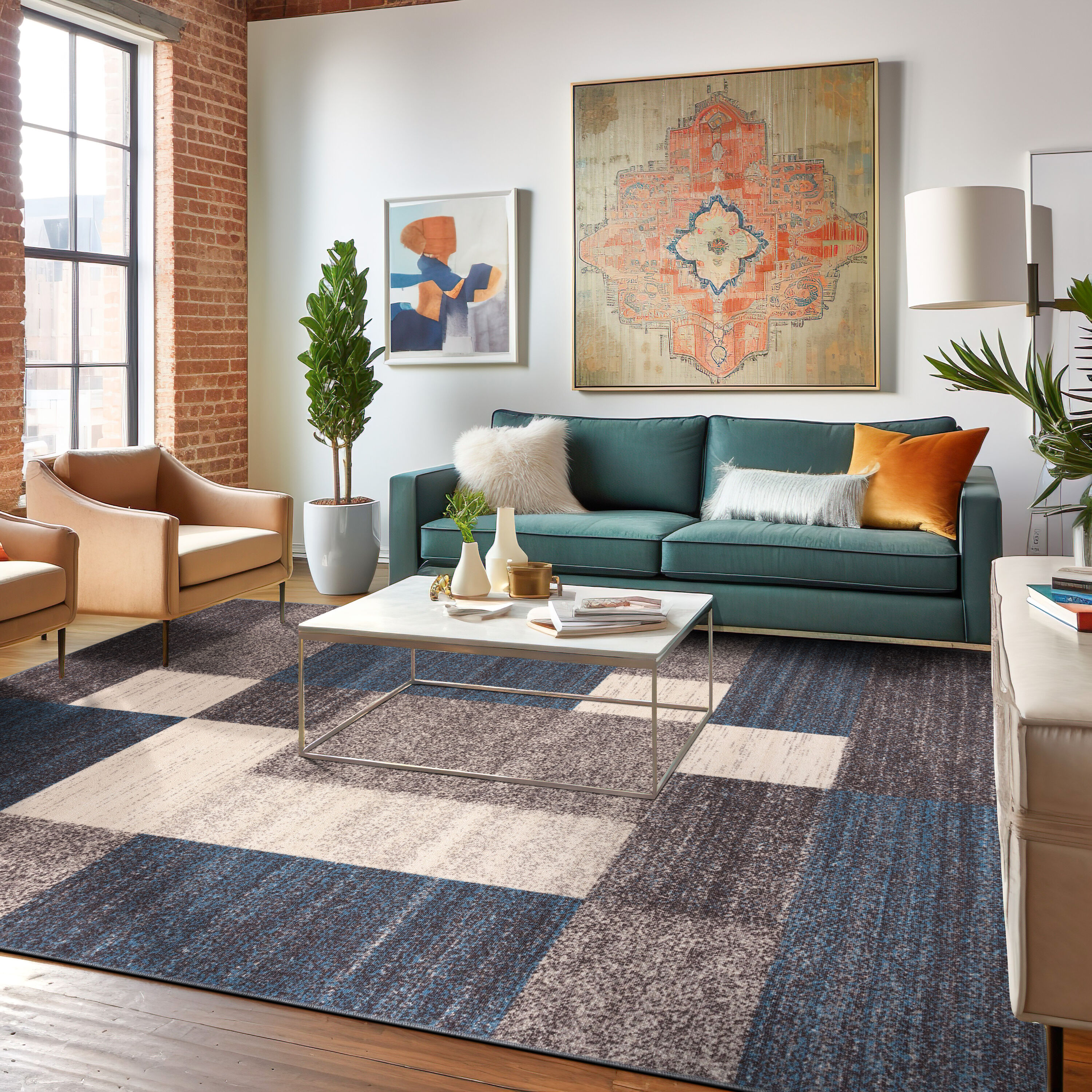 World Rug Gallery 506BLUE3X5 rugs - View #6