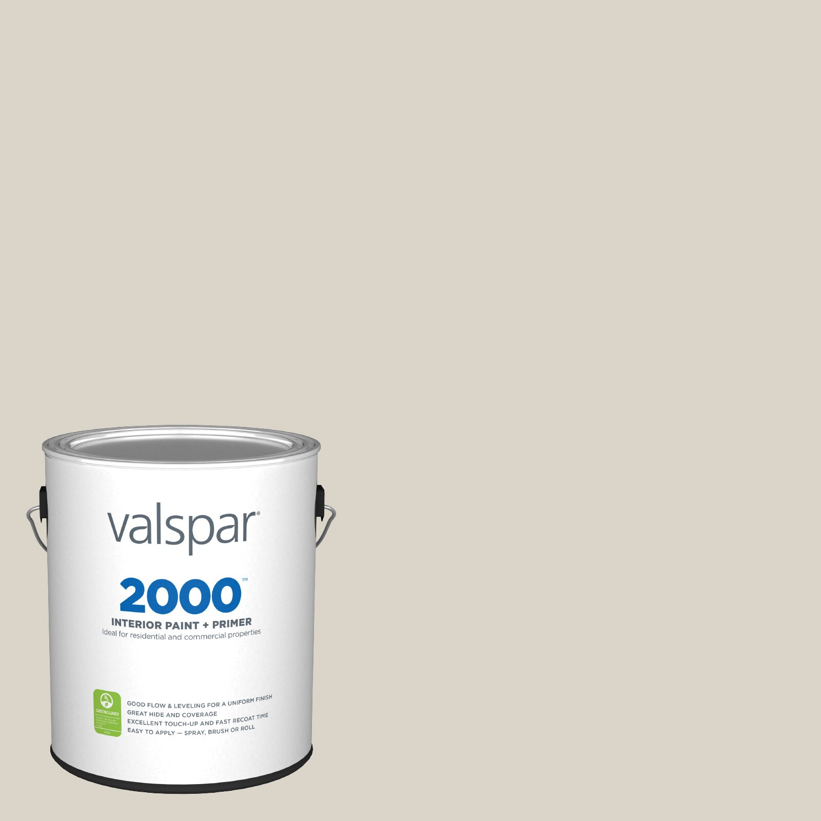 Valspar 6006-1A-26725 2000 Flat Warm Putty 6006-1A Latex Interior Paint Paint + Primer ( 1-gallon )