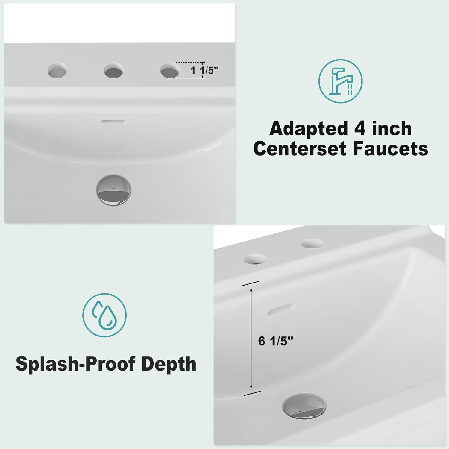 Qeetex CC277-PHK3356X8WA Bath-Sink - View #6