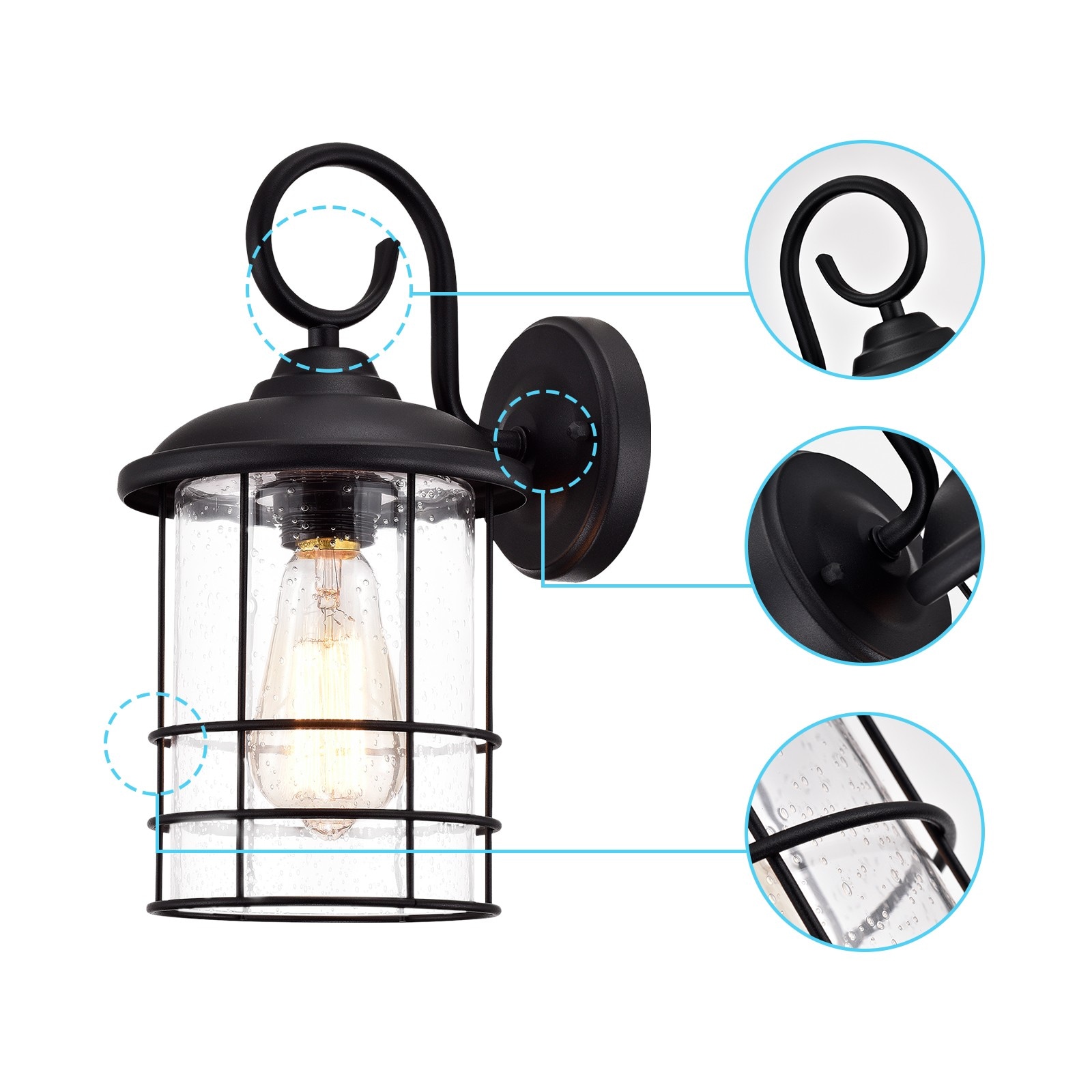 Flynama GO-A20006-L Outdoor-Wall-Lighting - View #3