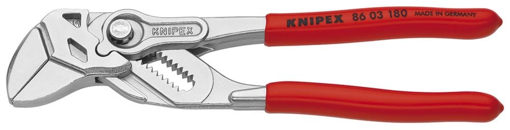 Knipex 7 Pliers Wrench - Chrome Plastic Grip