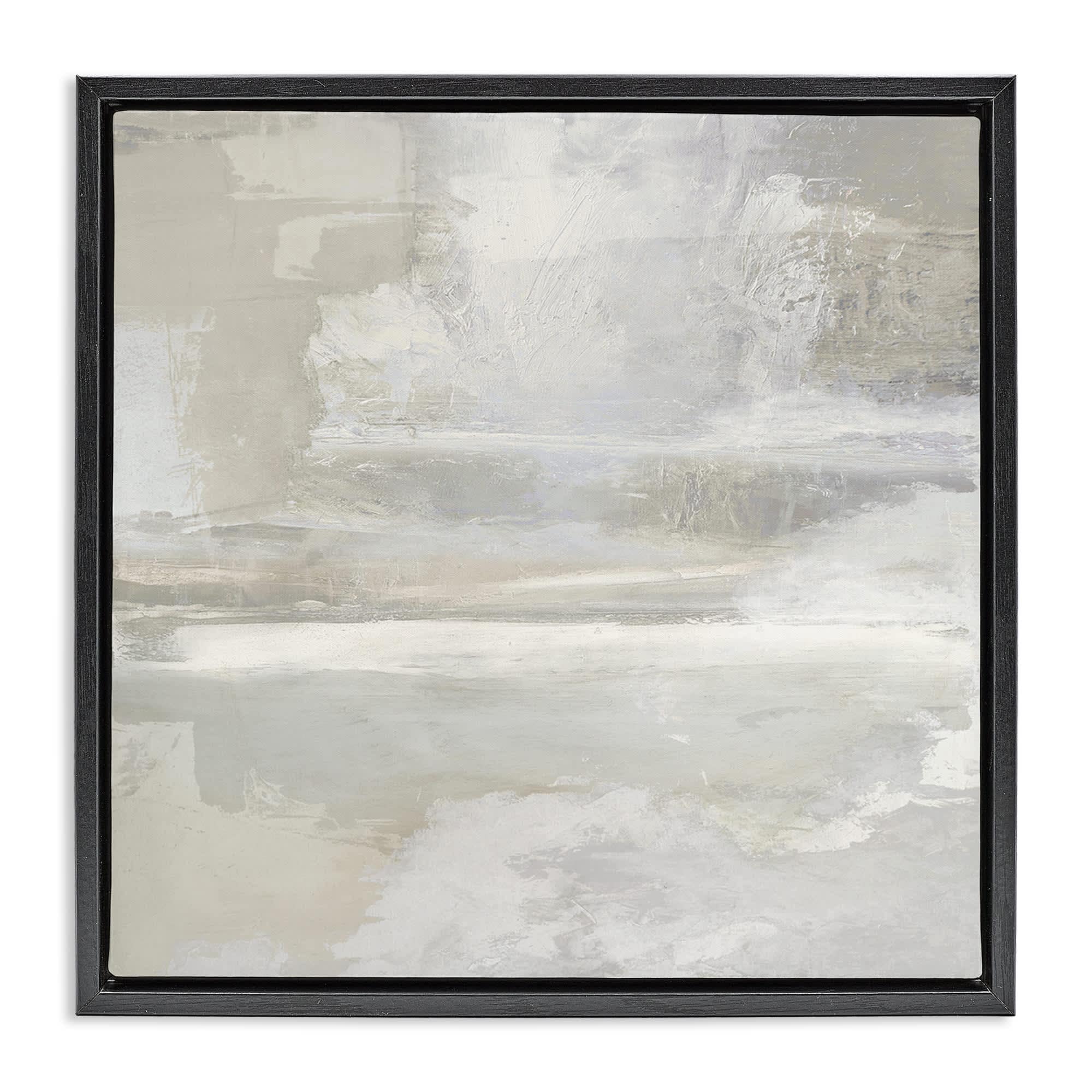 Stupell Industries BS-540-FFB-17X17 Contemporary Neutrals Abstract Floating Frame design by Rachel Springer