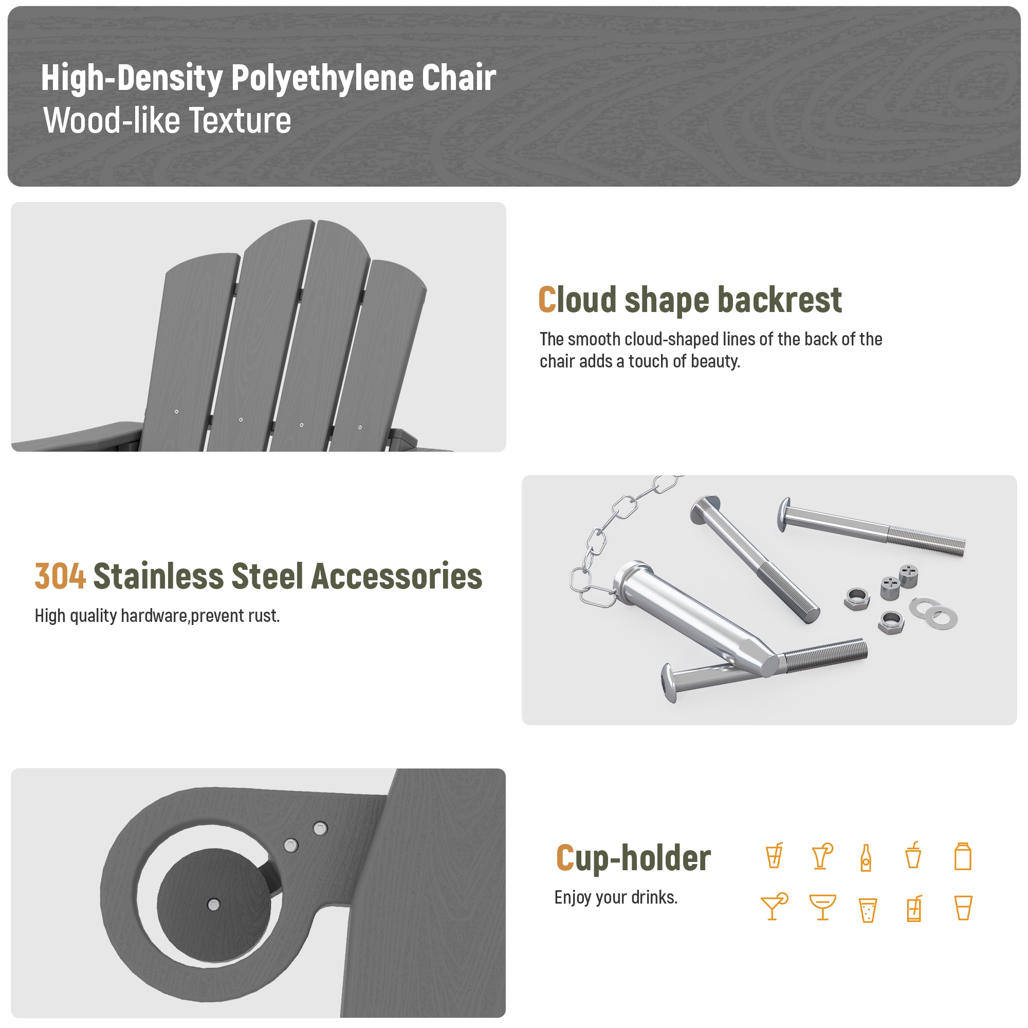 JEAREY YDTJY-GRAY Patio-Chairs - View #6