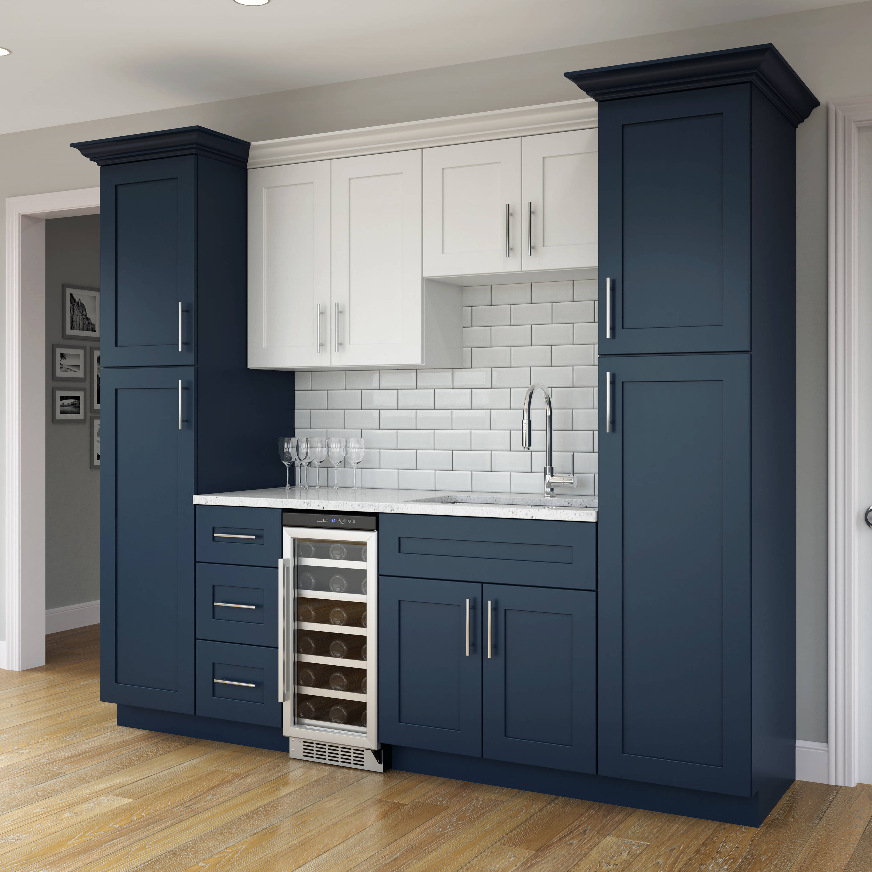 Lue Cabinetry Nevada And Newhaven Combo Bar Cabinet Collection At Lowes Com