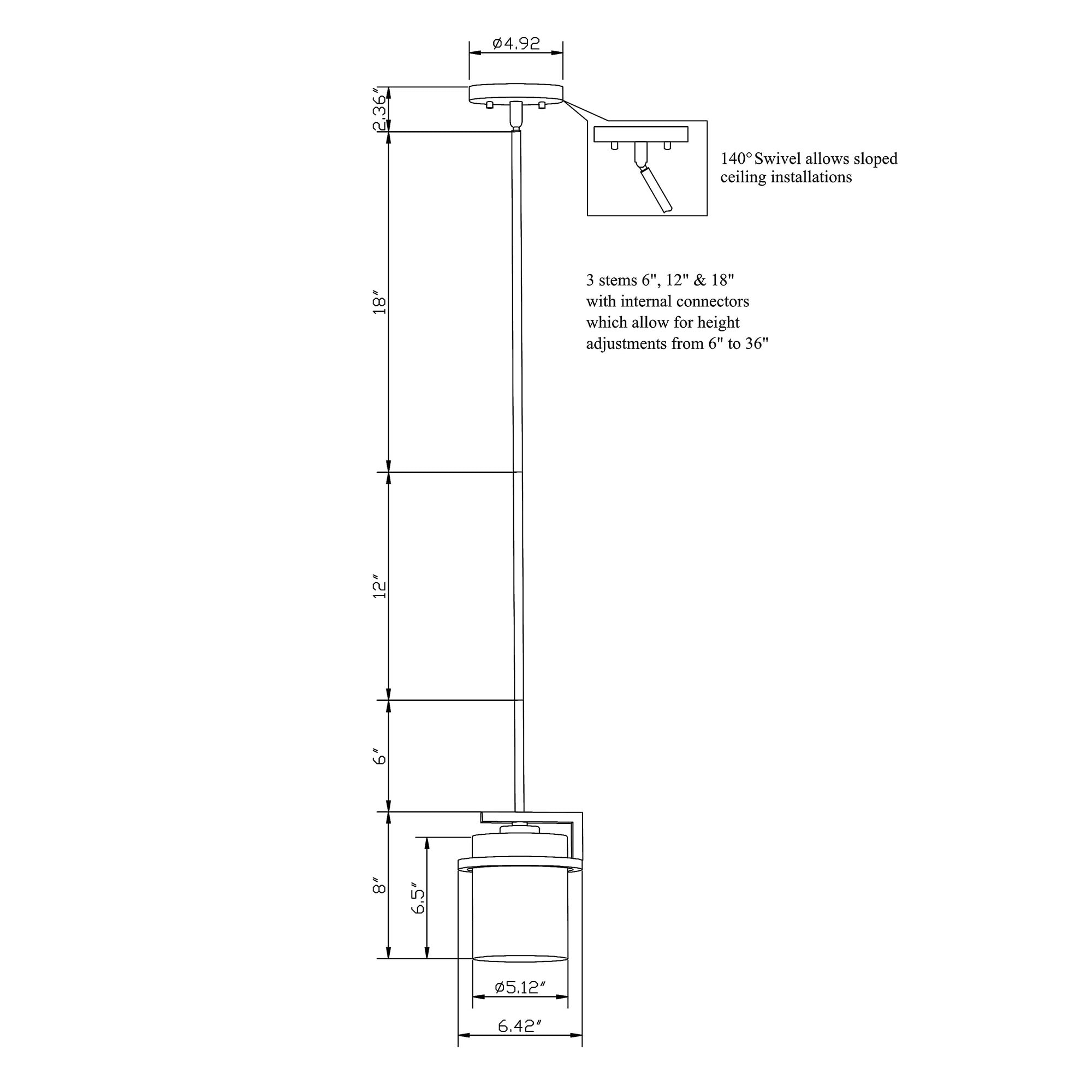 Forte Lighting 2405-01-32 Pendant-Lights - View #2