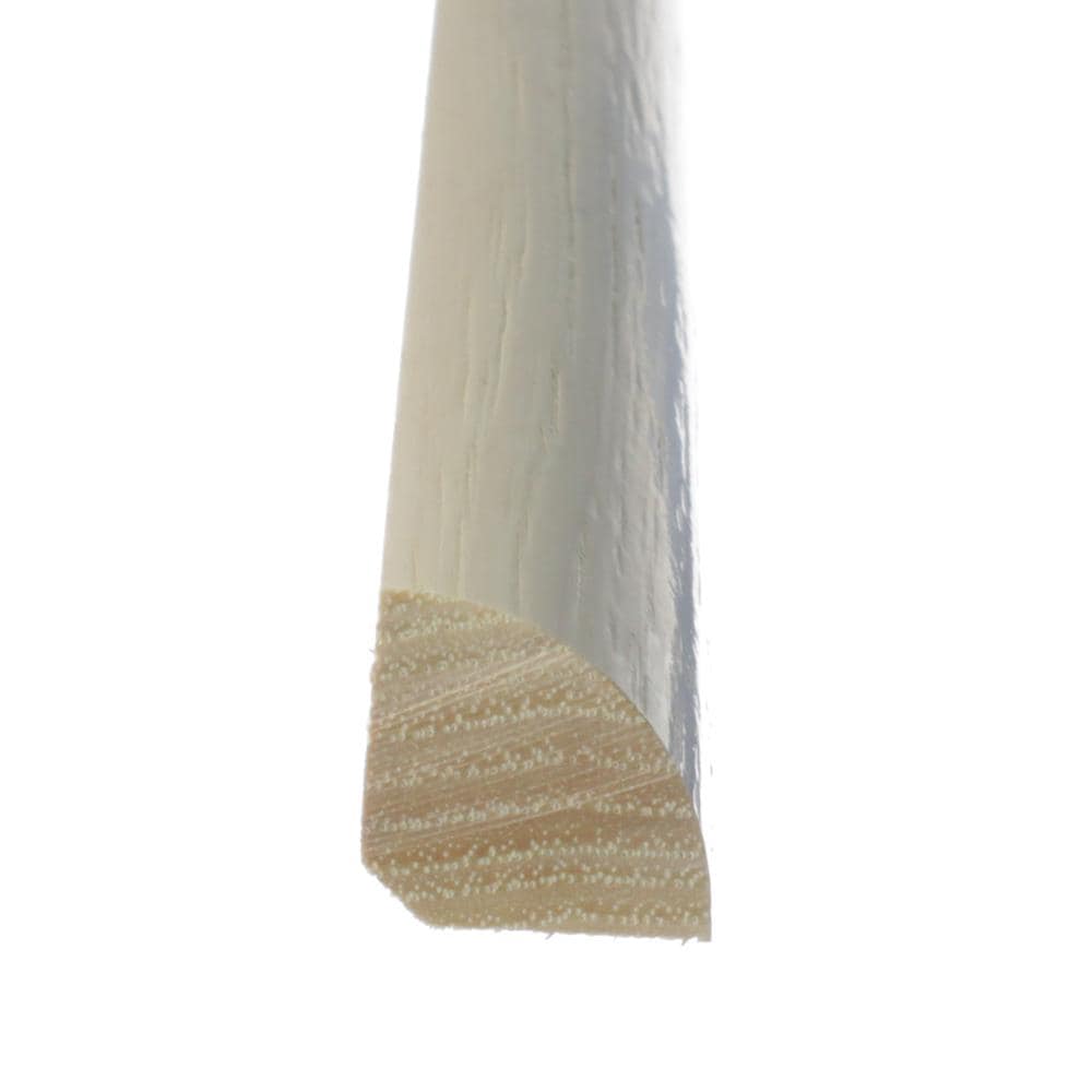 Flexco Hickory Picassco 0.75-in T x 0.75-in W x 78-in L Solid Wood Quarter Round