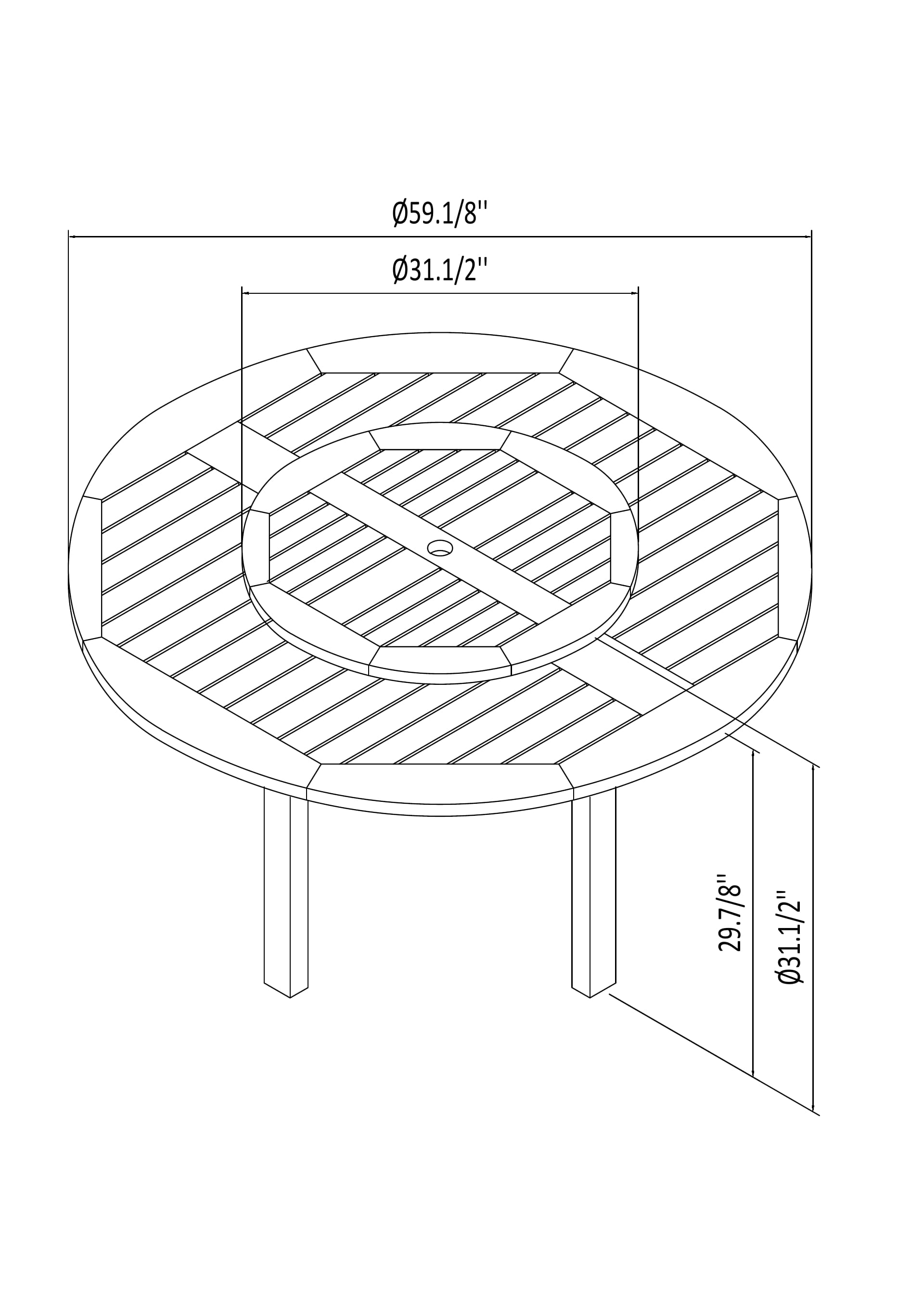 Amazonia LWS-543-1-6-CARA-BK Patio-Dining-Sets - View #5