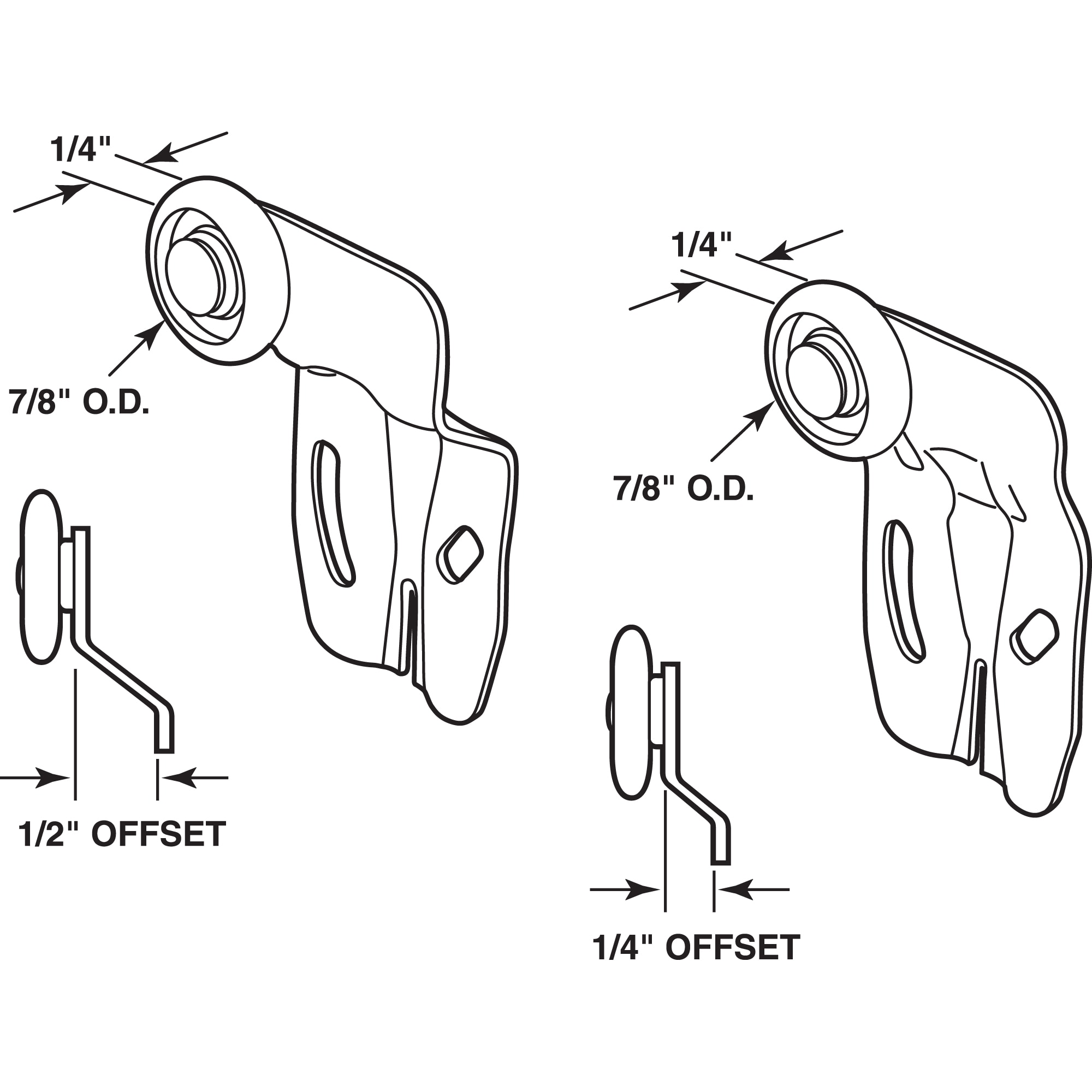 Prime-Line N 7531 Sliding-Closet-Door-Rollers - View #2