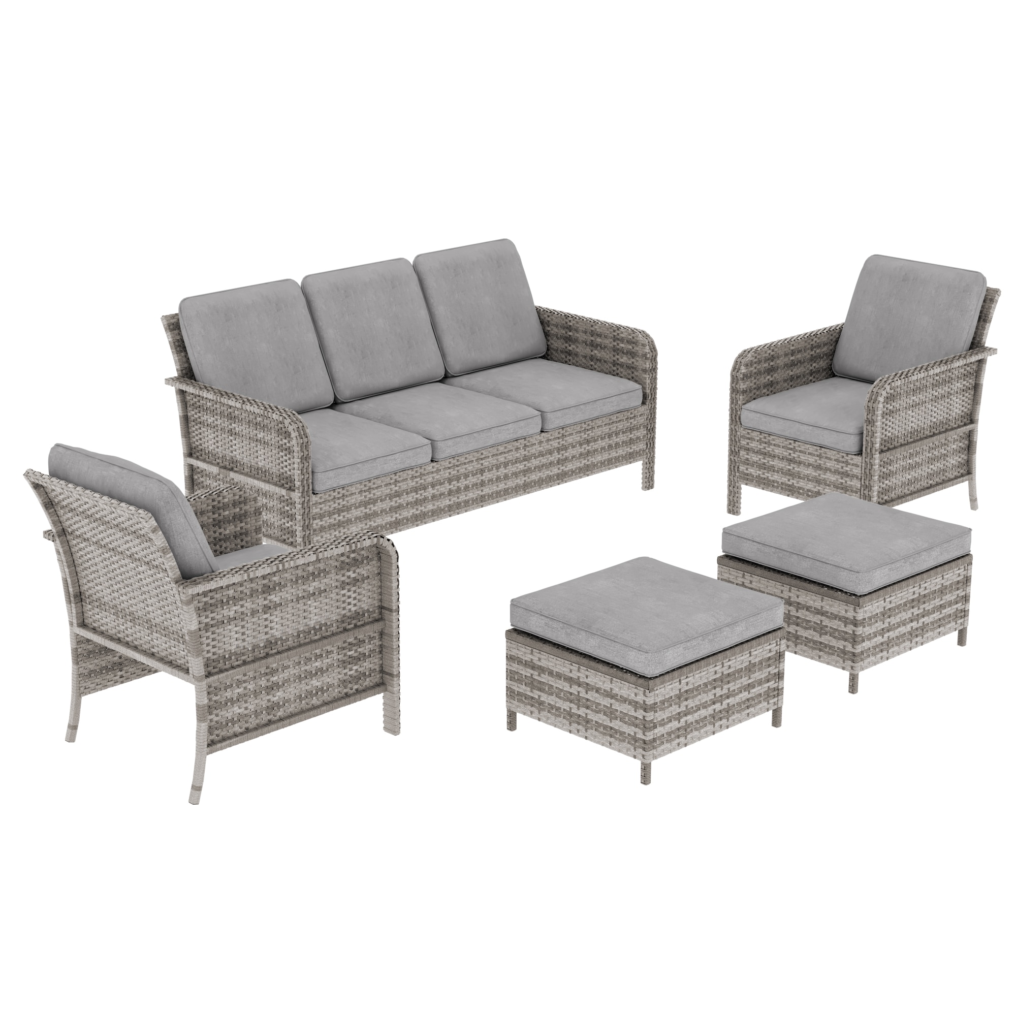 Sonkuki SD-PS-155HGY Patio-Conversation-Sets - View #2