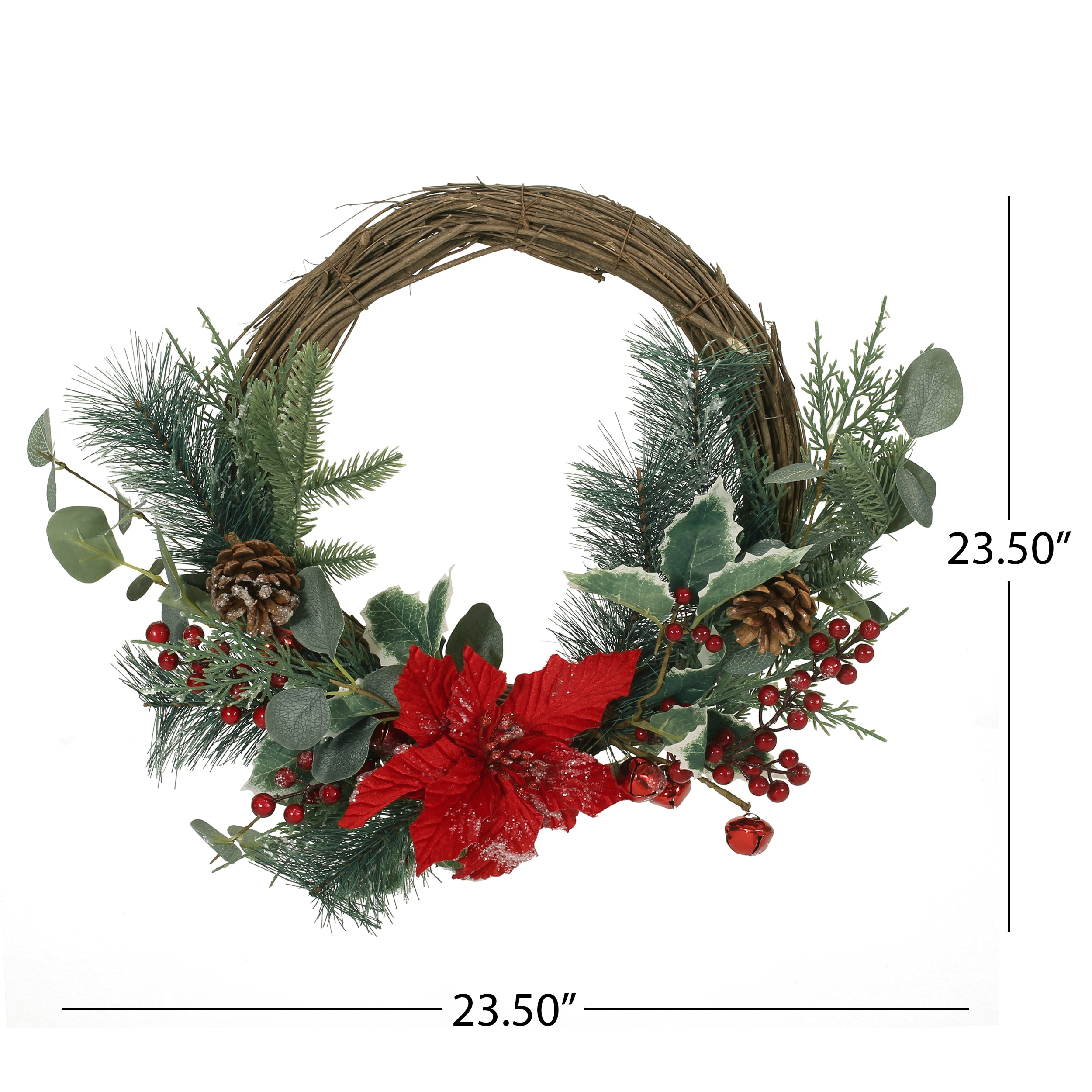 AAZJ NBC-CM73068 Artificial-Christmas-Wreaths - View #3