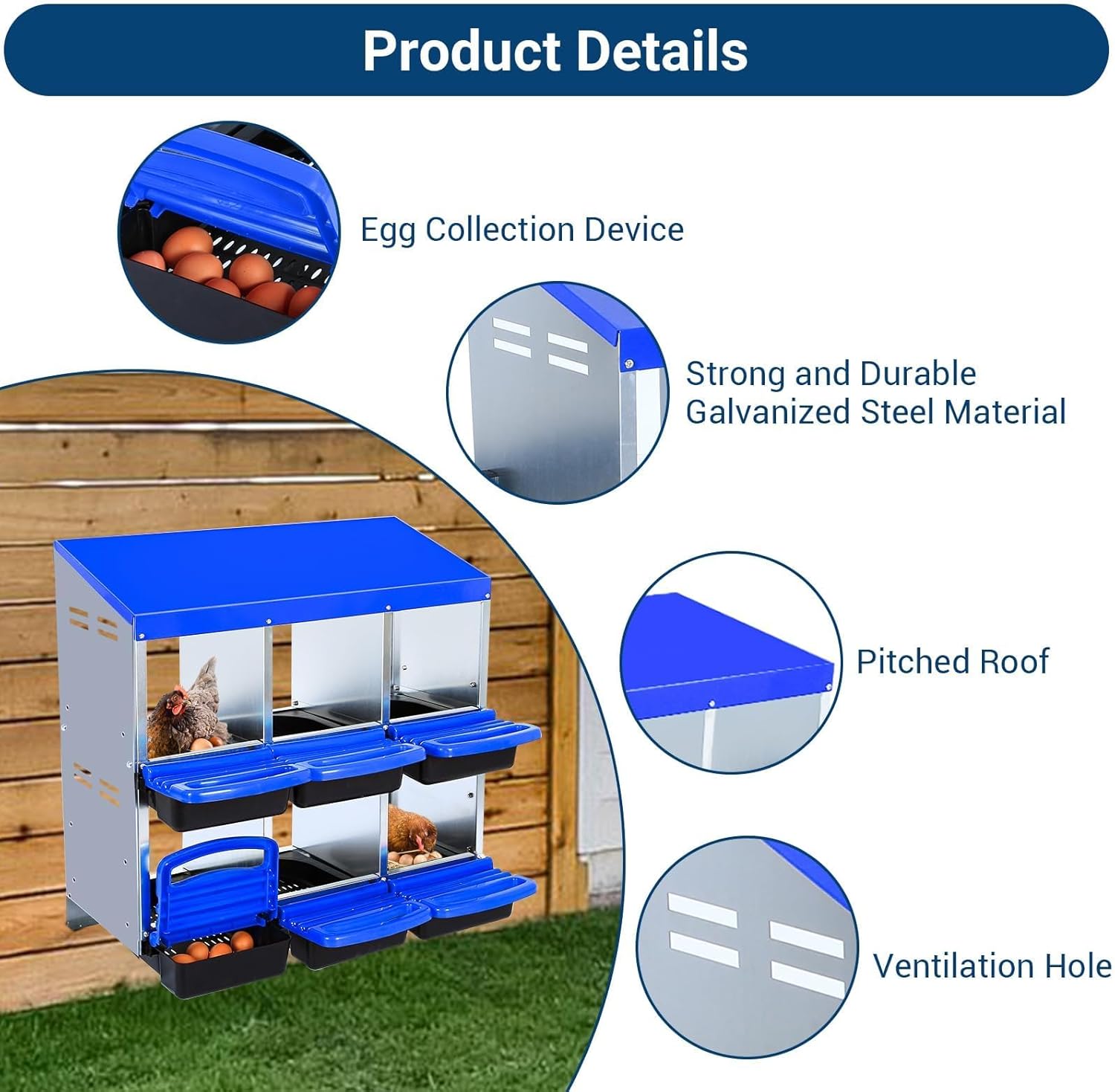 Edwards WL-PPG-33CXB3HX Chicken-Coops-Rabbit-Hutches - View #6