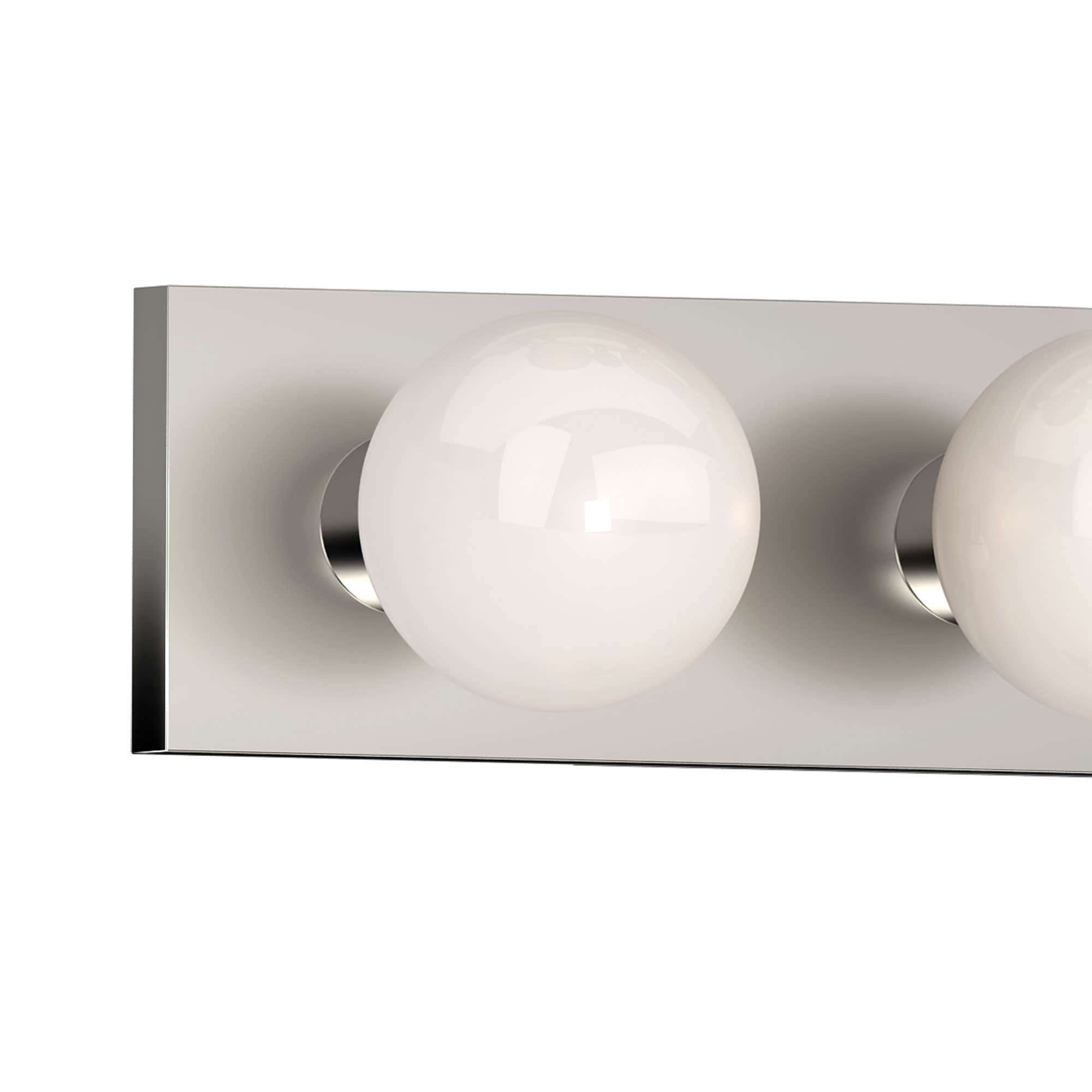 Brushed Nickel 24" Modern Bathroom Vanity Light