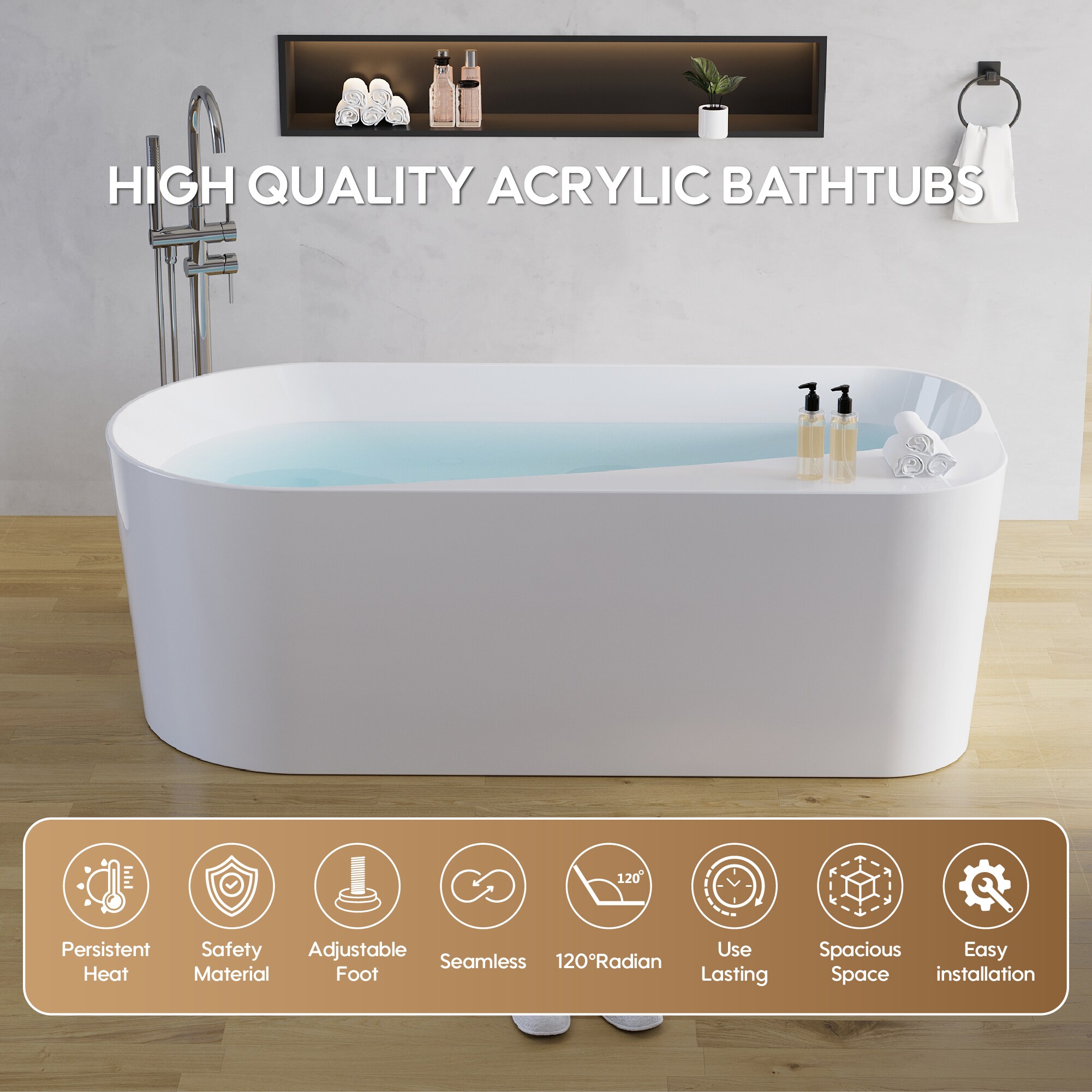 WELLFOR JO-P209969 bathtubs - View #6