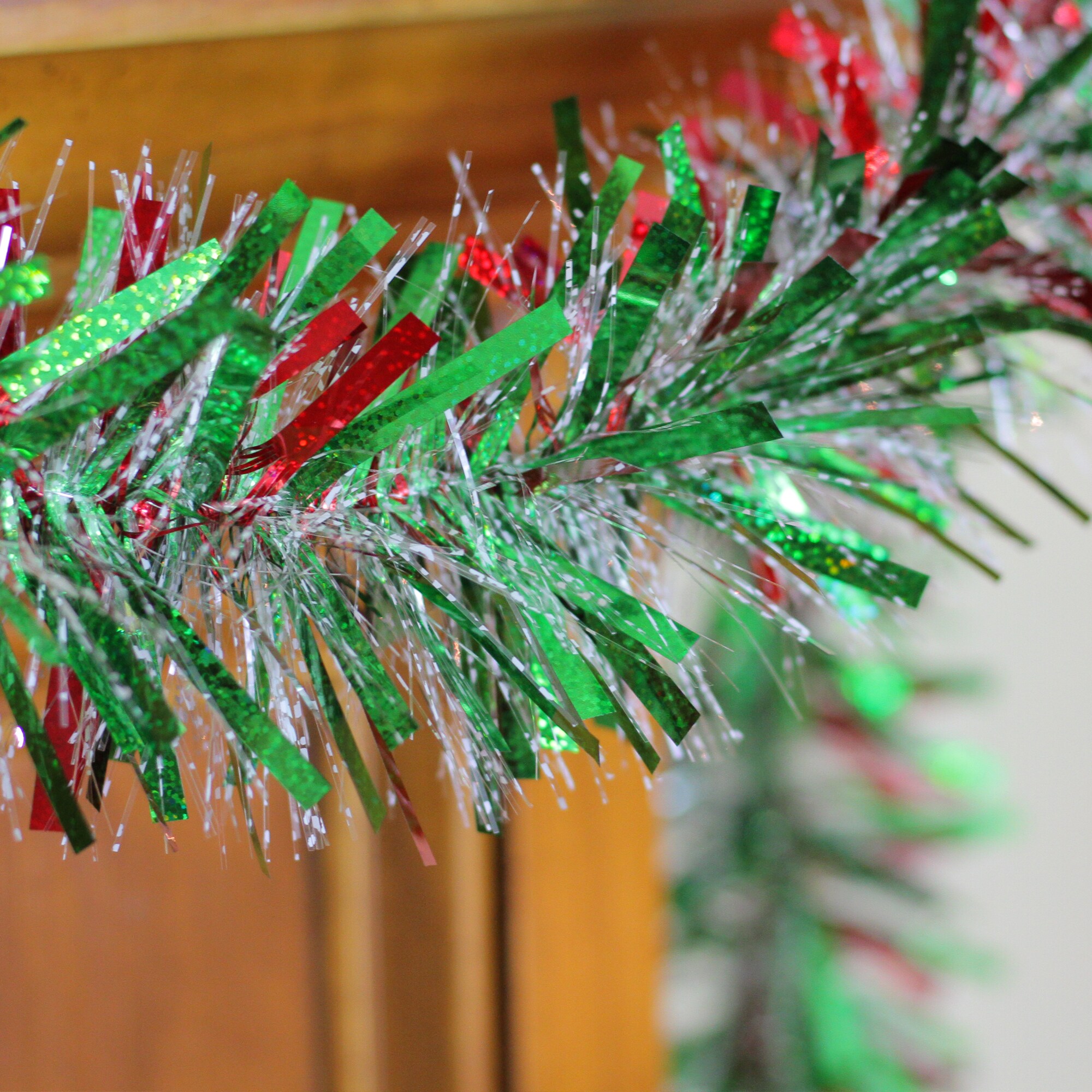 Northlight Indoor 50-ft Tinsel Pine Garland in the Artificial