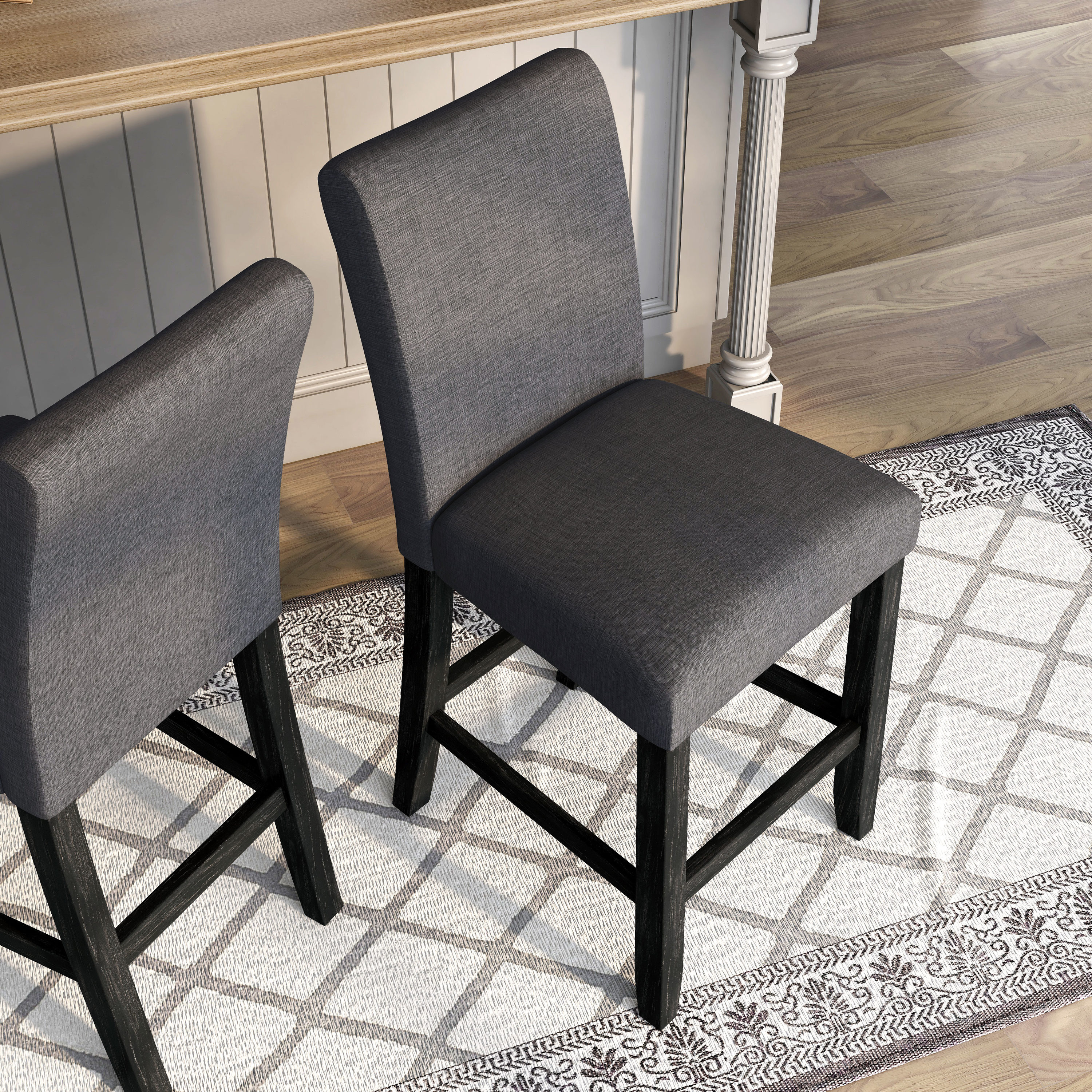 Furniture of America IDF-3736GY-PT-5PC Dining-Sets - View #6