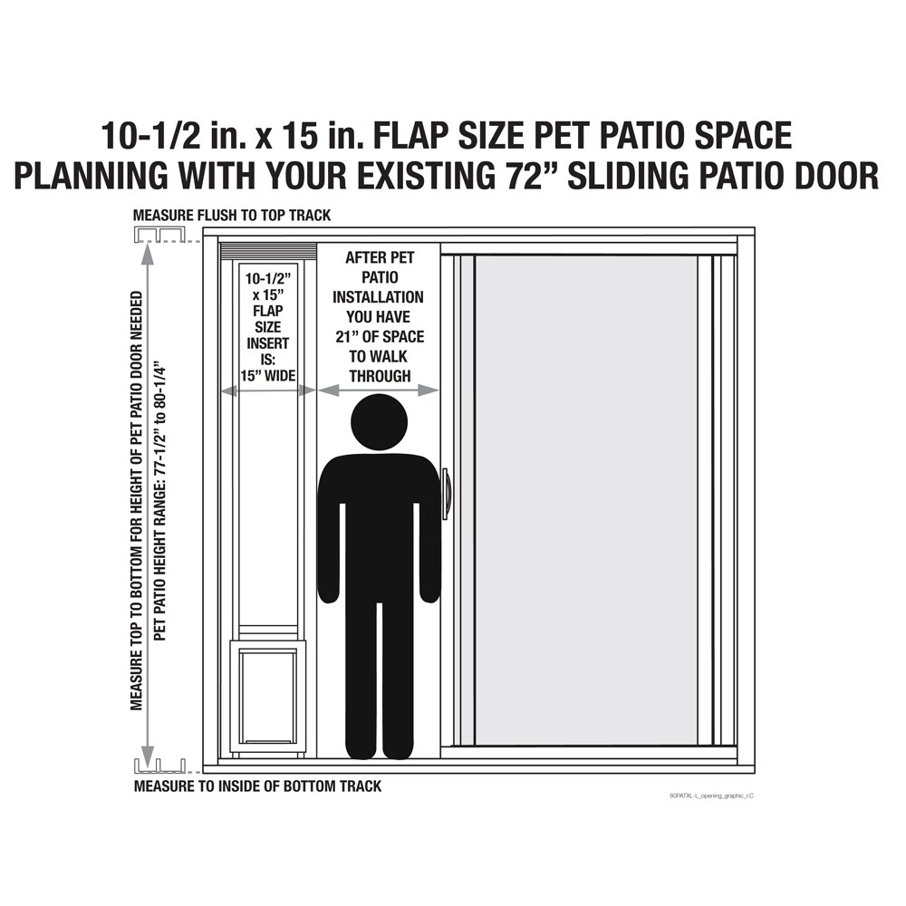 Ideal Pet Products 80PATXLW Pet-Doors - View #7