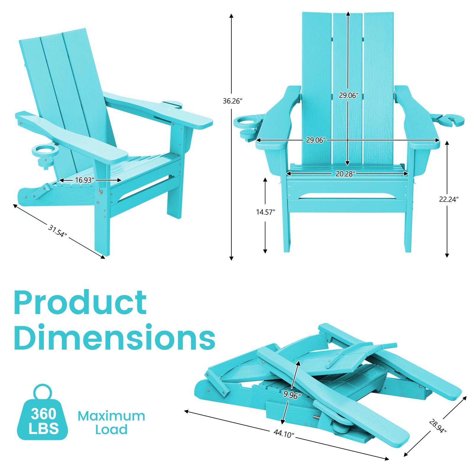 JEAREY YDQWY-GD-TB Patio-Chairs - View #5
