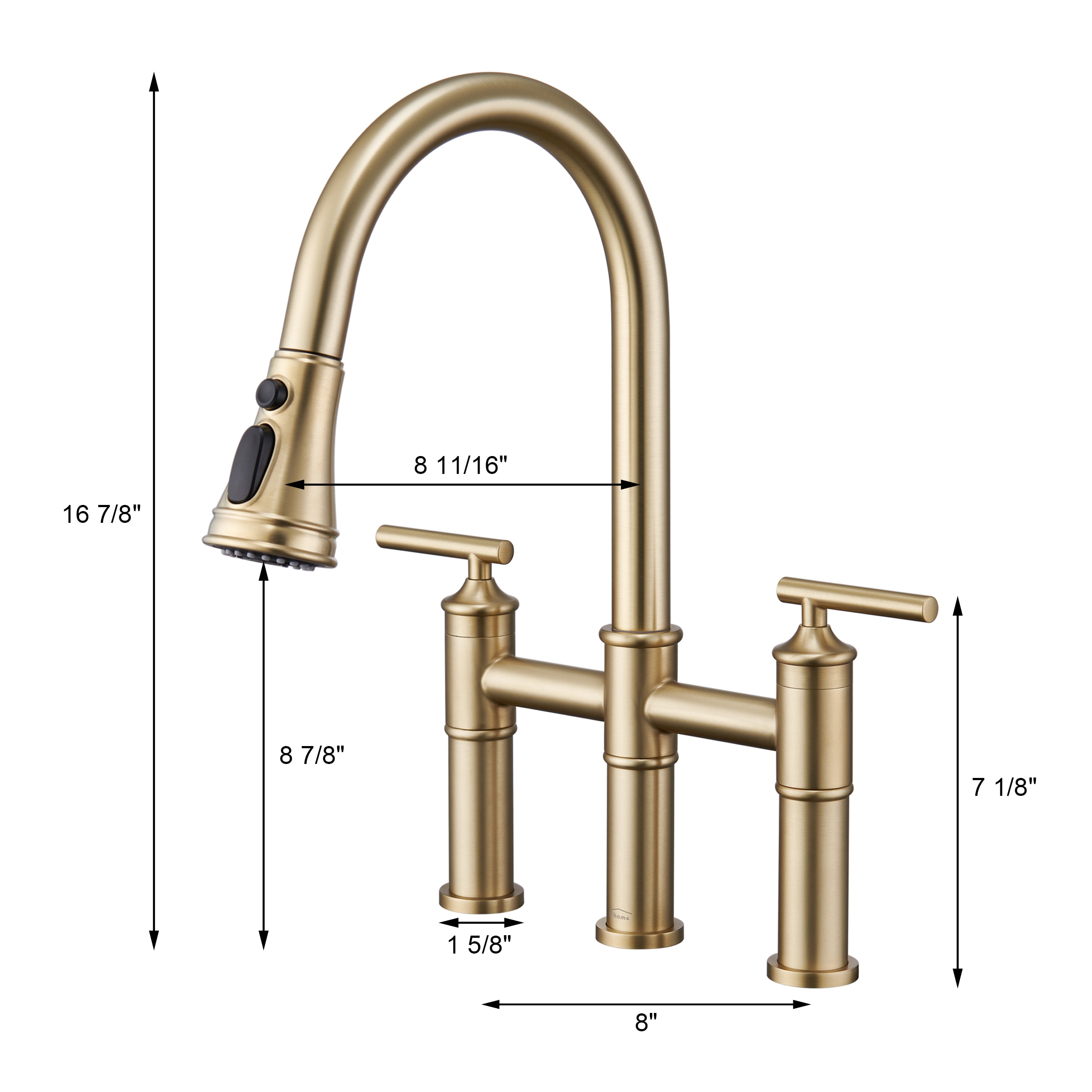 Mondawe MD-D45-BN Kitchen-Faucets - View #10