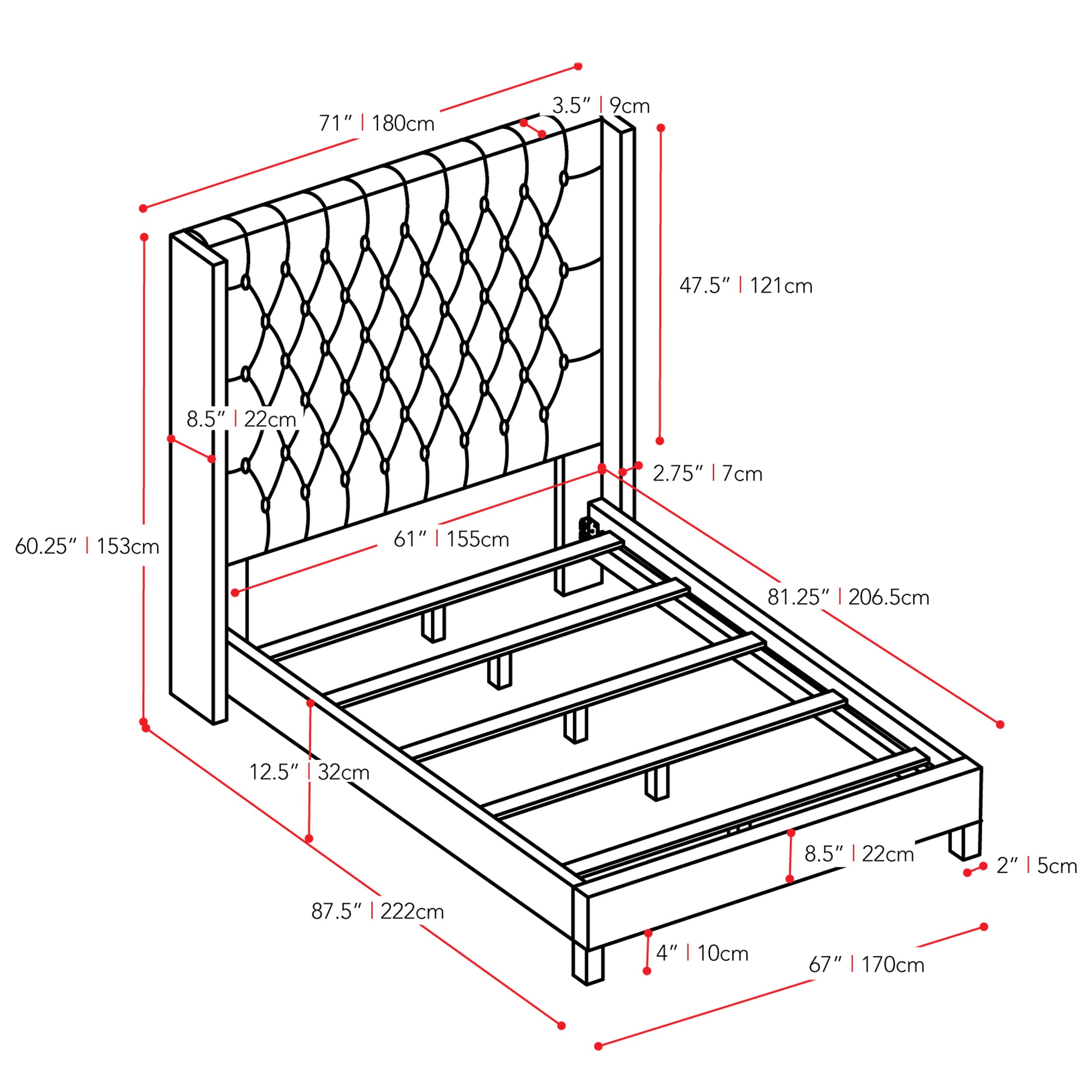 CorLiving BBT-370-Q beds - View #4