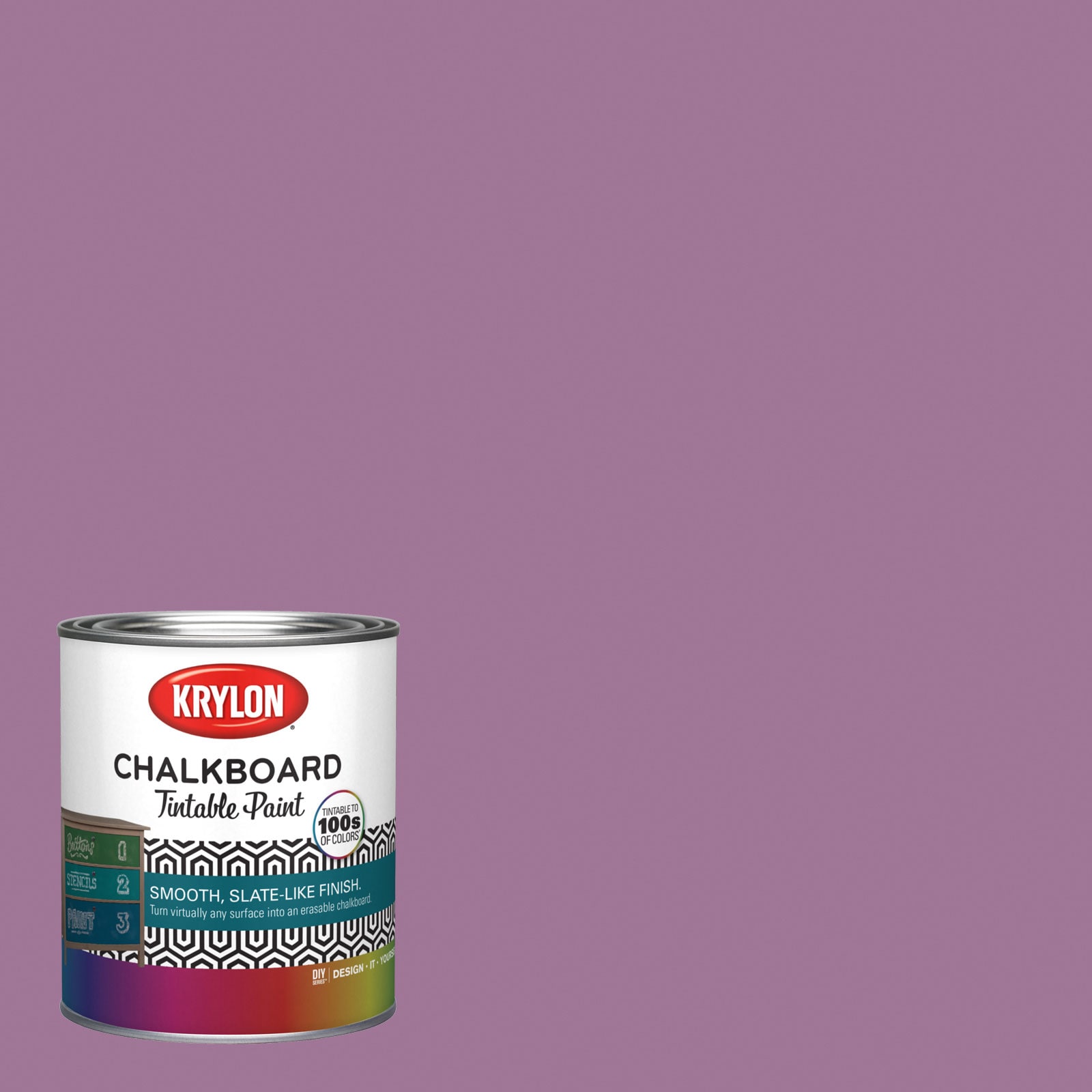 Krylon 1004-5B-1693215 Latex Purple Jewel 1004-5b Chalkboard Paint (1-quart)