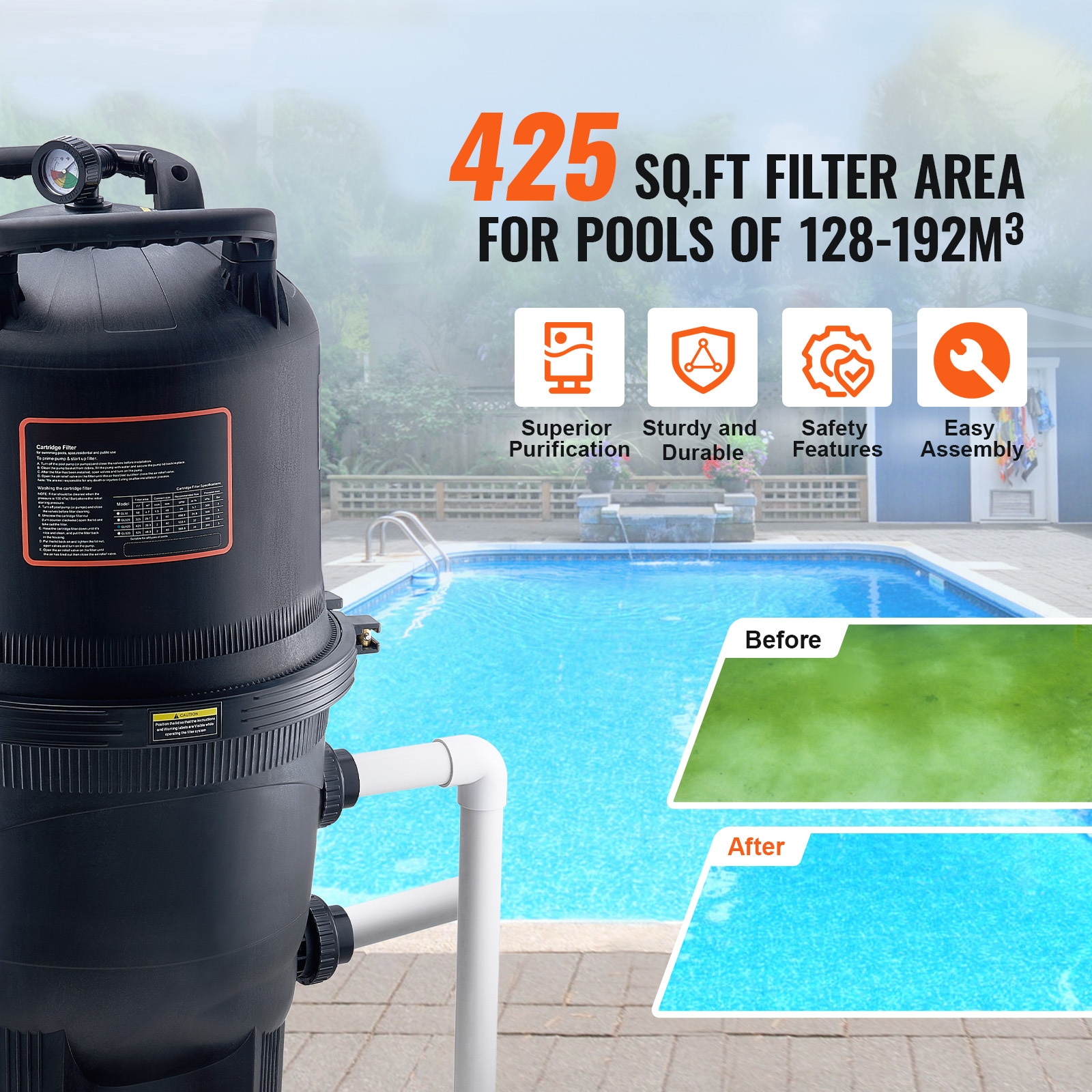 VEVOR YCTSGLQDXYCB58SRNV0 Pool-Filter-Systems - View #5