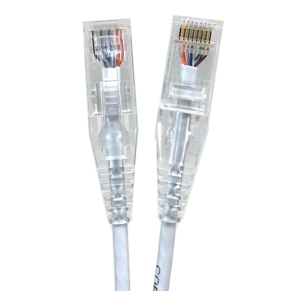FEDUS 50 Meter Cat6 Ethernet Cable, Lan Cable, Network Cable White
