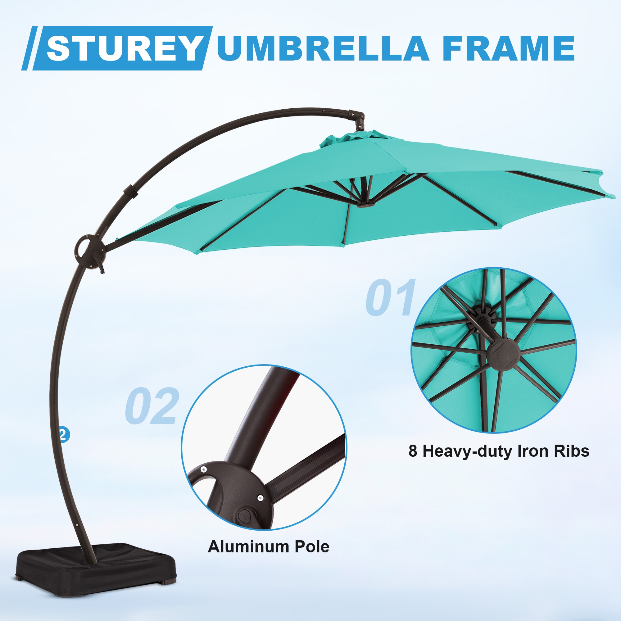VOUA 10X10-LK-BU+DZ Umbrellas-2 - View #12