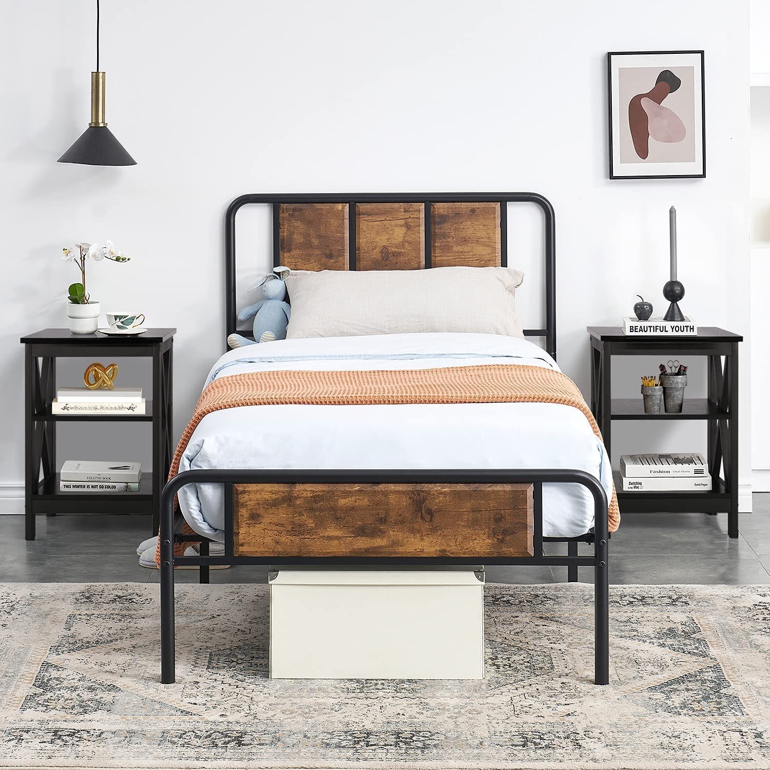 Vecelo LOE-DC-T06-BLACK-A2 End-Tables - View #8