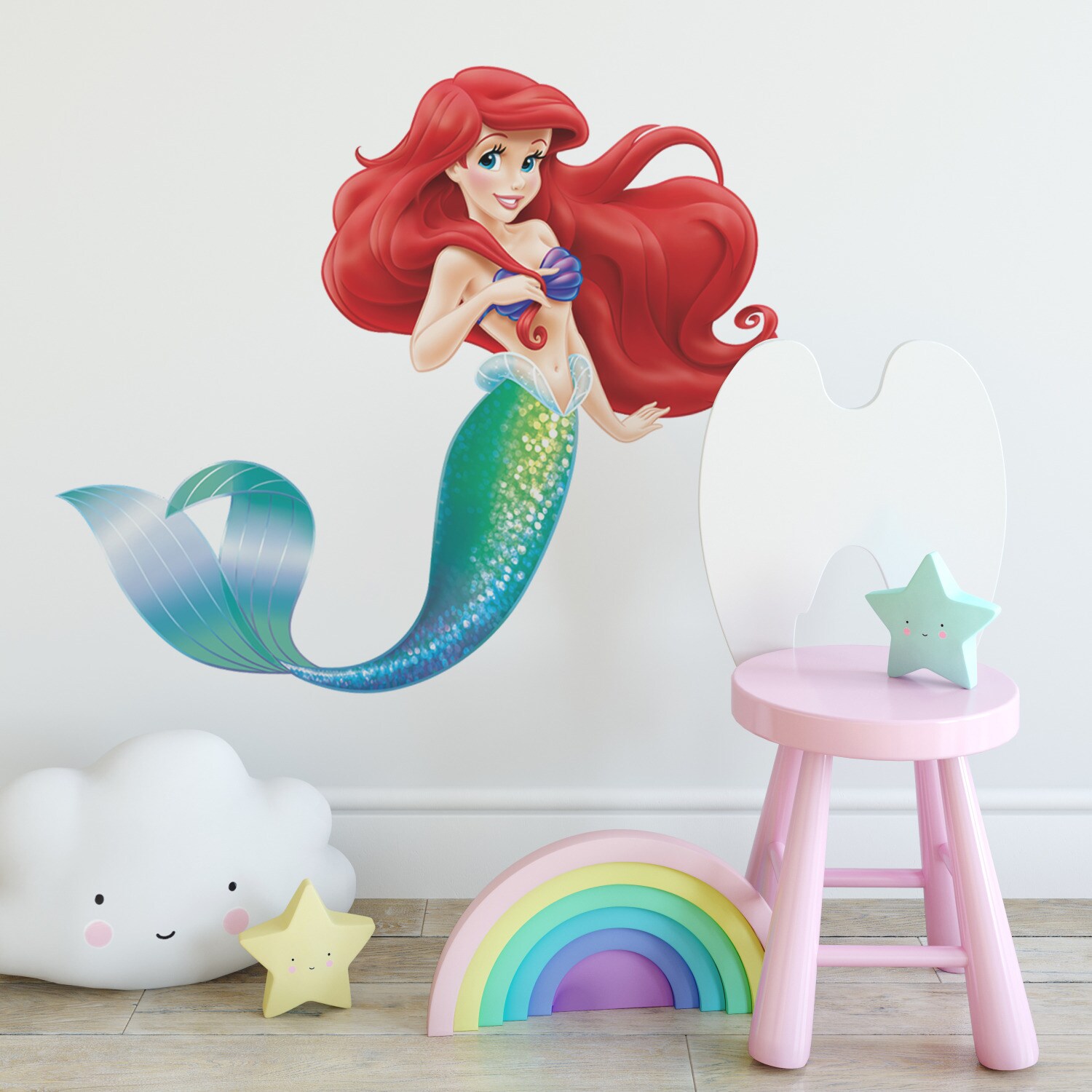 Ariel The Little Mermaid Giant Wall Decal for Kids