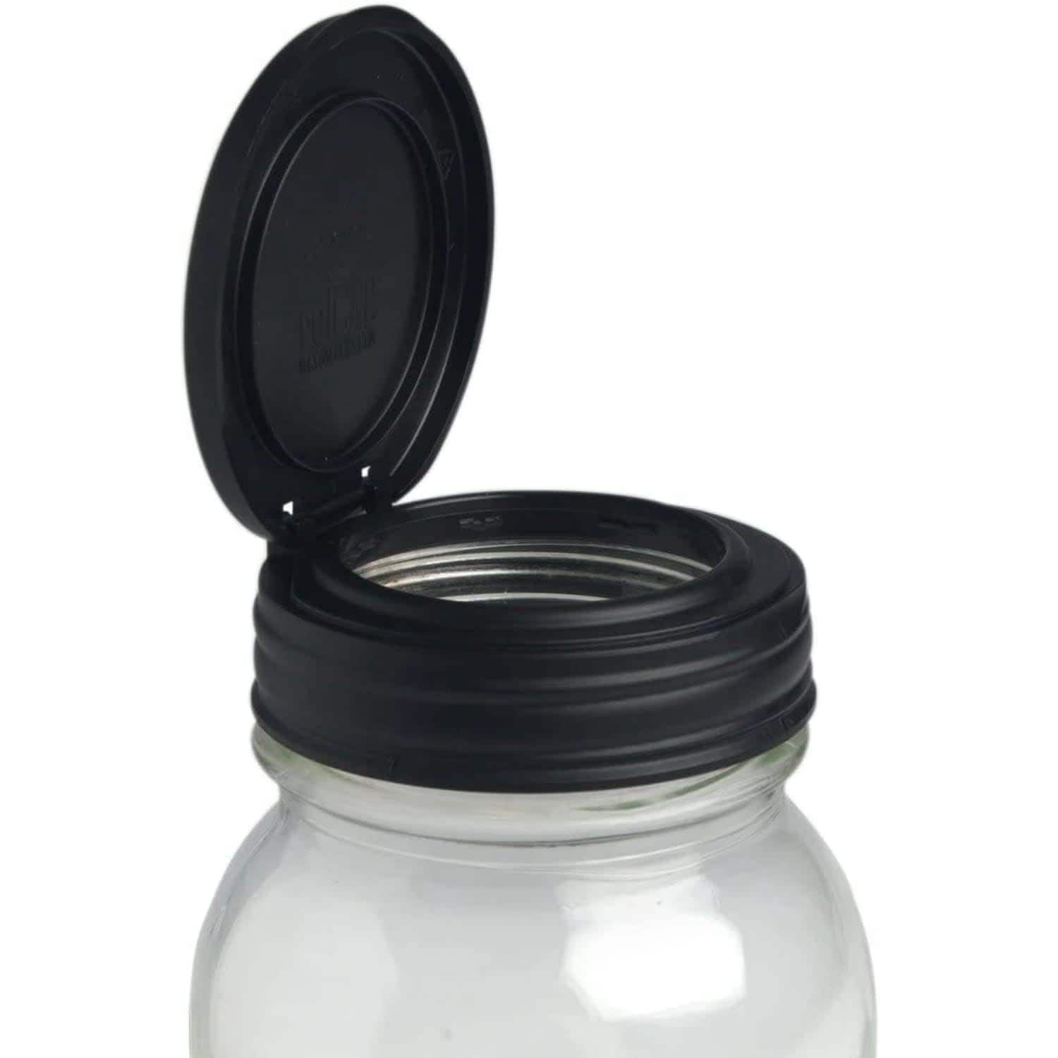 Lehman's 1812731 reCAP Mason Jar Lid Flip Cap - Regular Mouth - Made in USA - Leak-proof and Freezer-proof