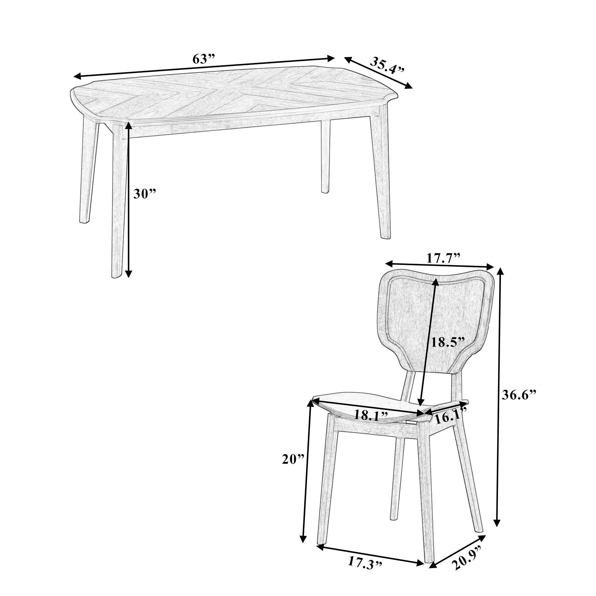 Siavonce XH66AAD Dining-Sets - View #8